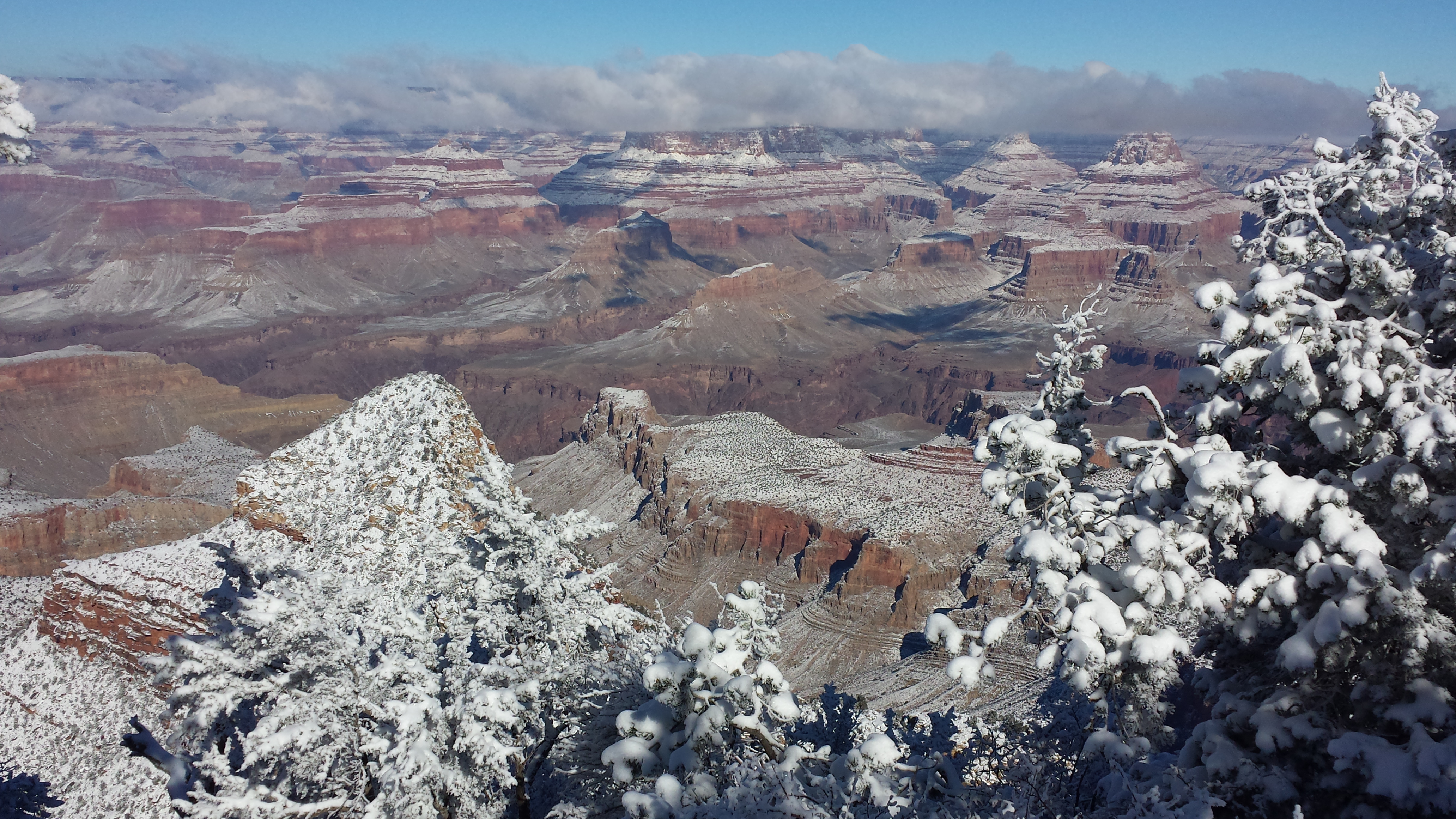Grand Canyon in the snow Pics4Learning