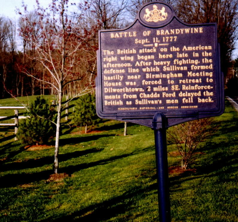 Brandywine Historical marker Pics4Learning