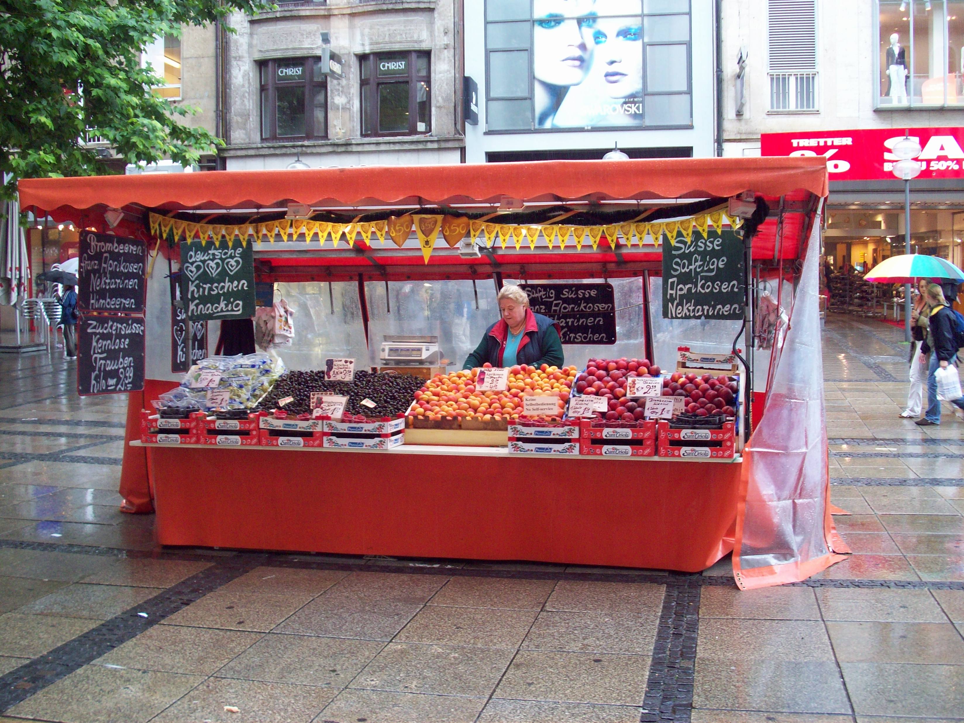 Fruit Market Stand Pics4Learning