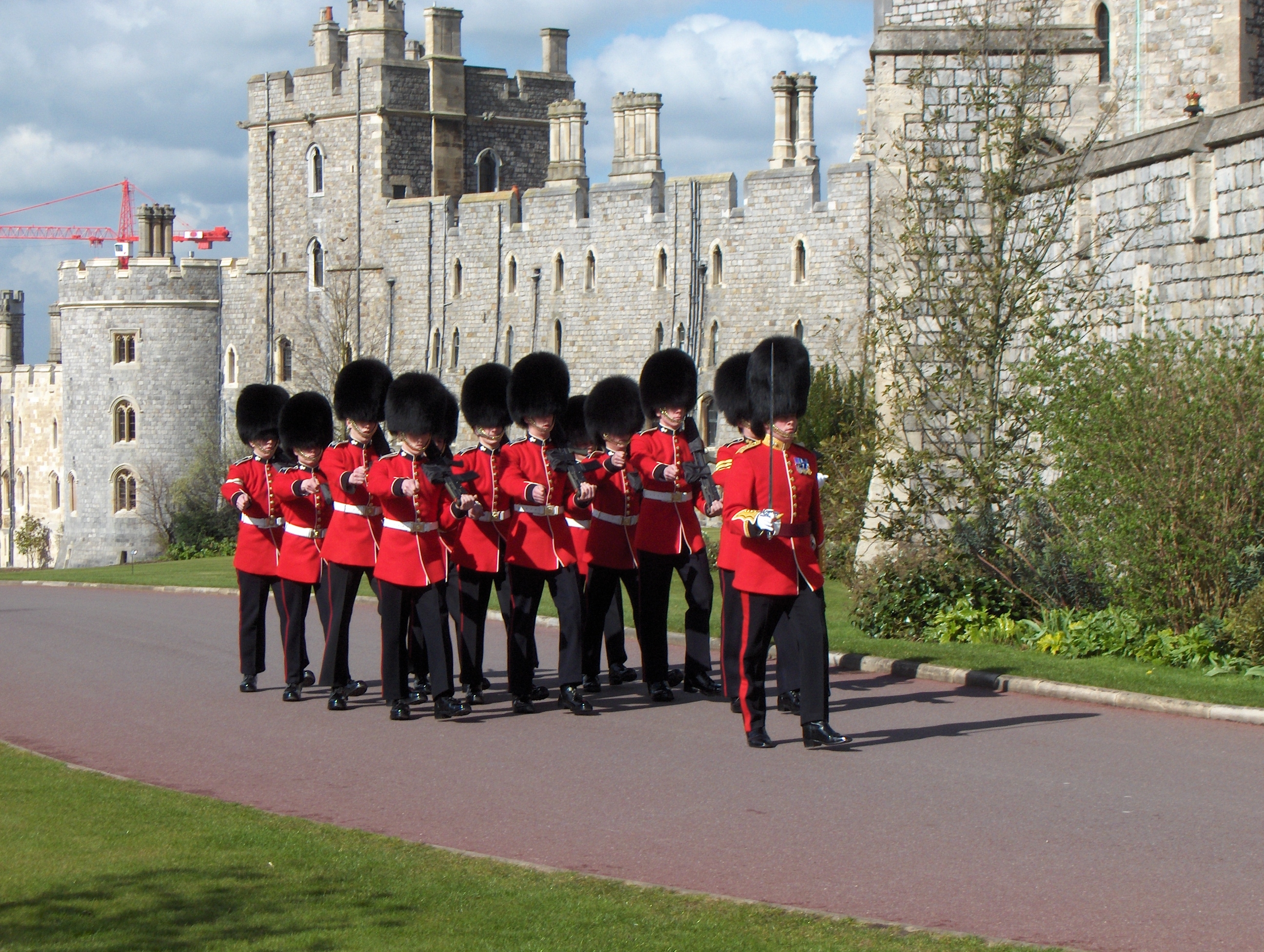 Changing of the guard at Windsor Castle Pics4Learning