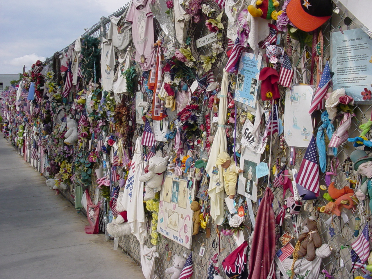 Memorial Wall at the Oklahoma City National Memorial Pics4Learning