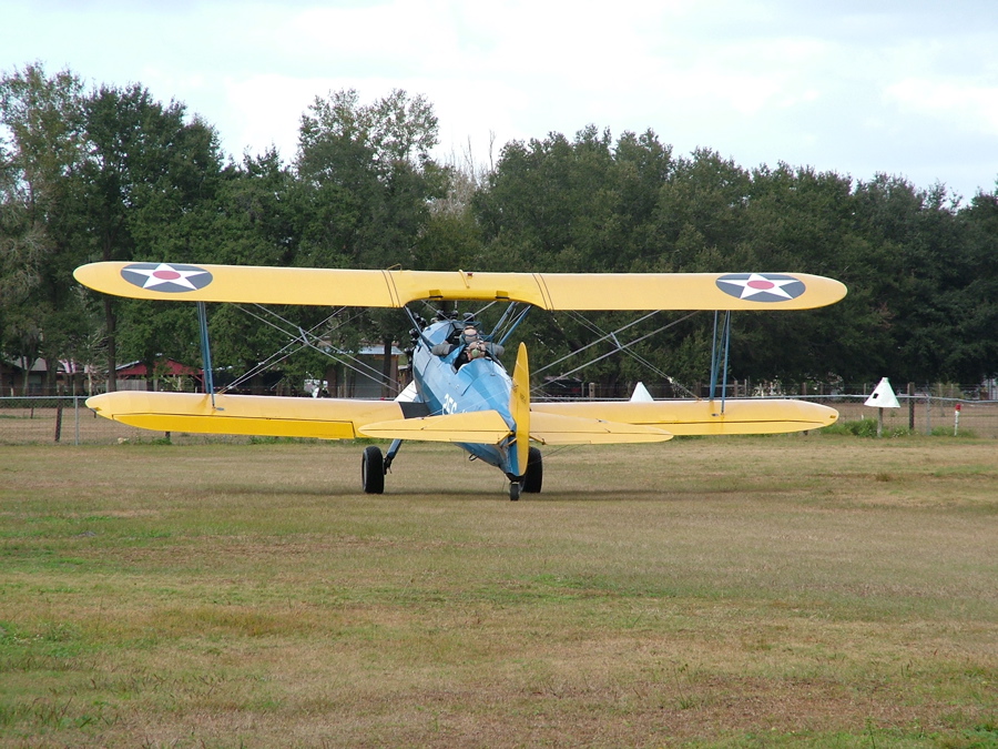 Steerman plane at the Eustis FL airport. Pics4Learning