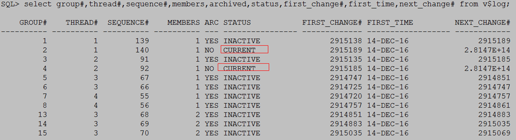 Oracle alter system switch logfile与alter system archive log current的区别