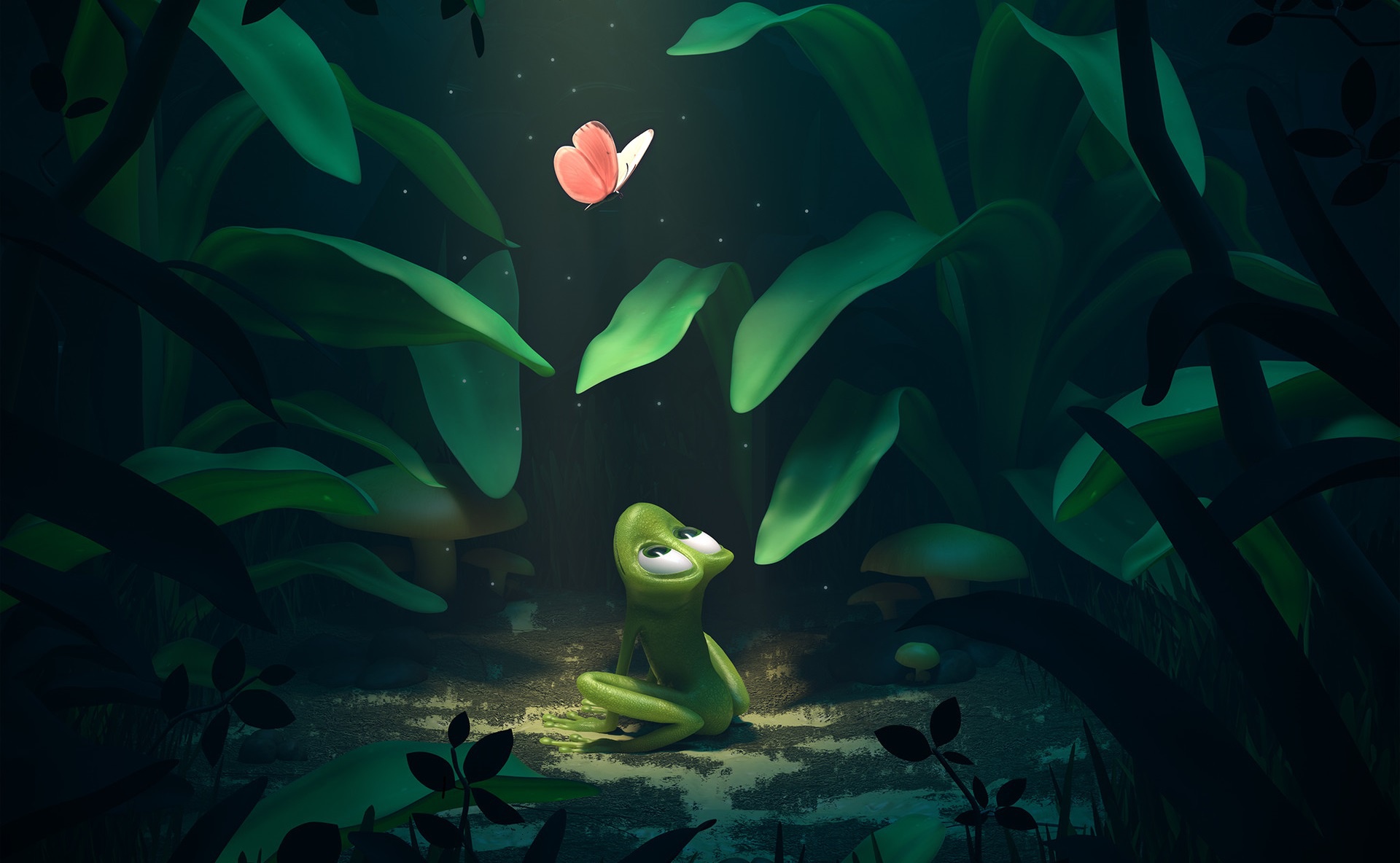 Vintage Frog Wallpaper