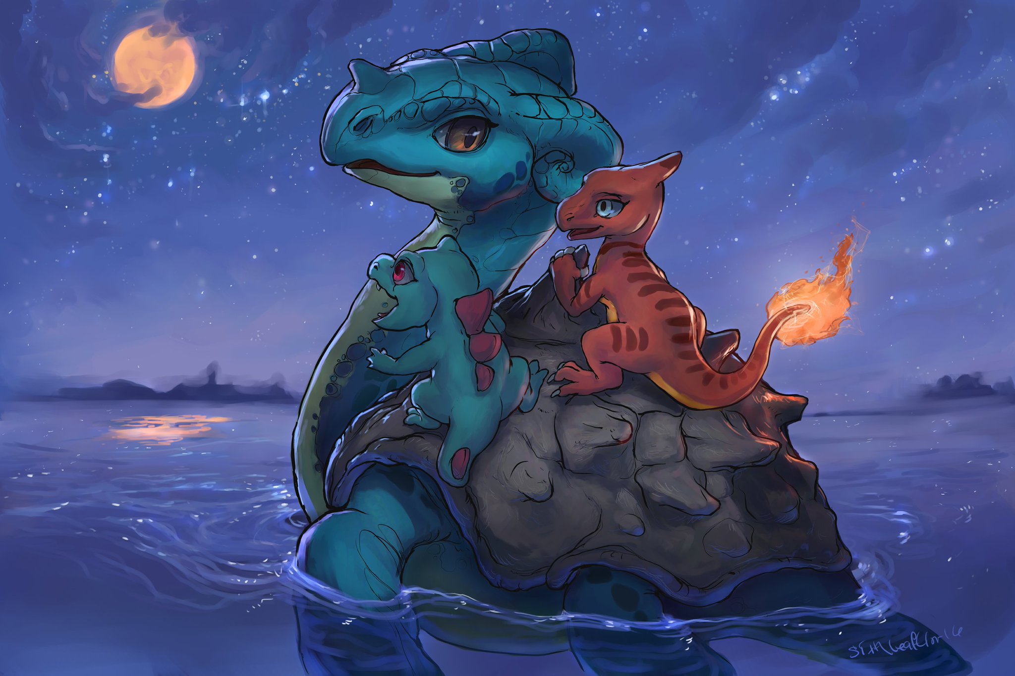 Download Charmeleon (Pokémon) Lapras (Pokémon) Anime Pokemon HD Wallpaper