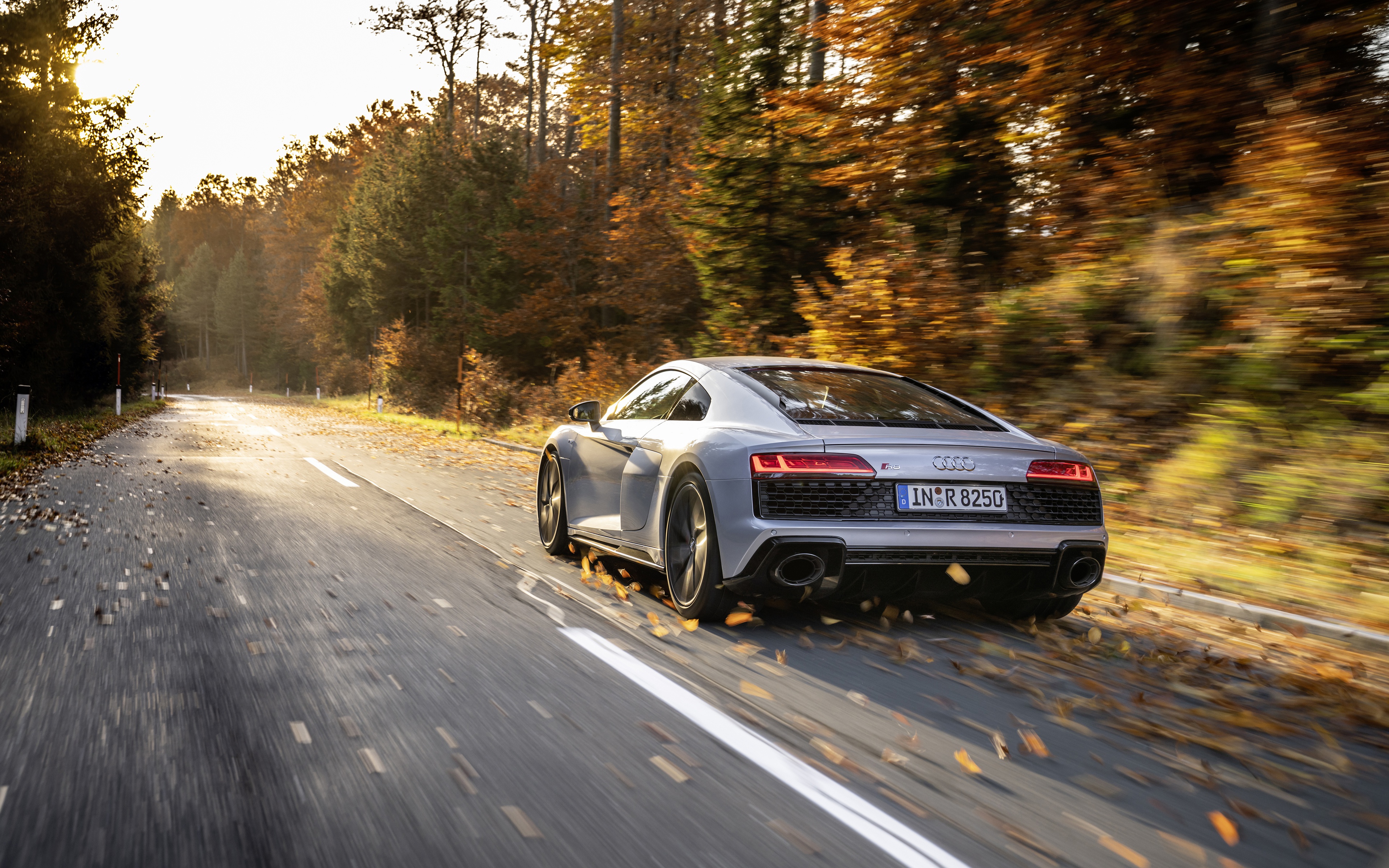 Audi R8 V10 4k Ultra HD Wallpaper Hintergrund