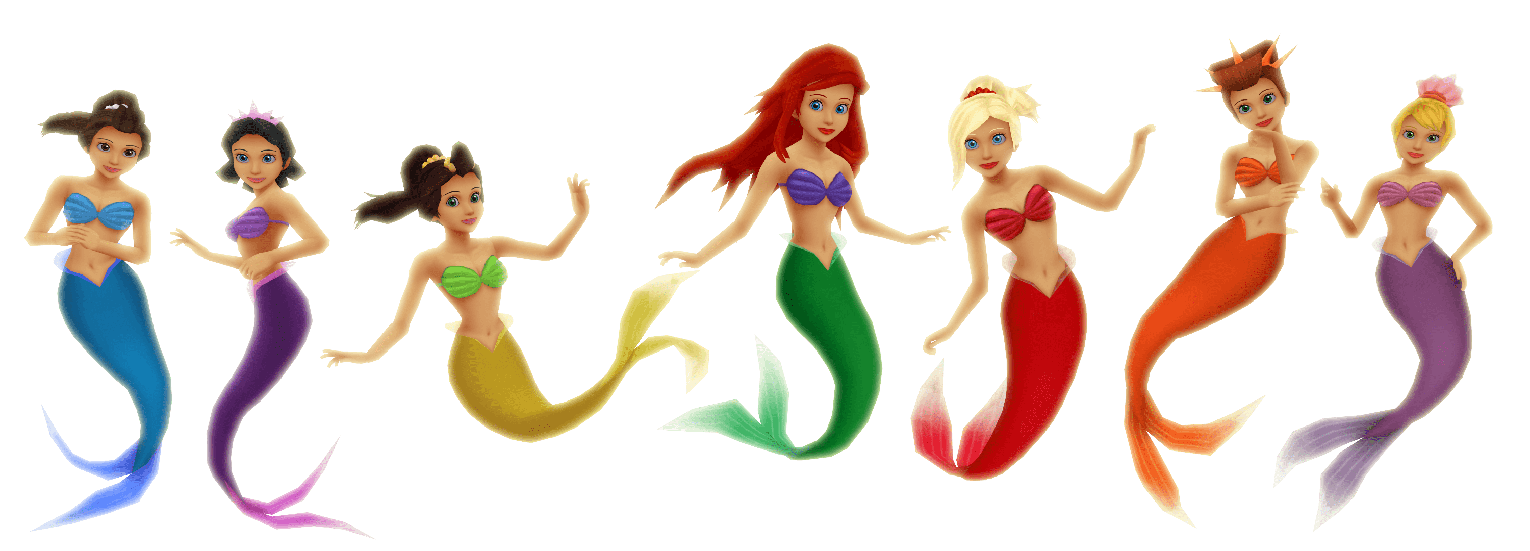 Kingdom Hearts Sora Mermaid