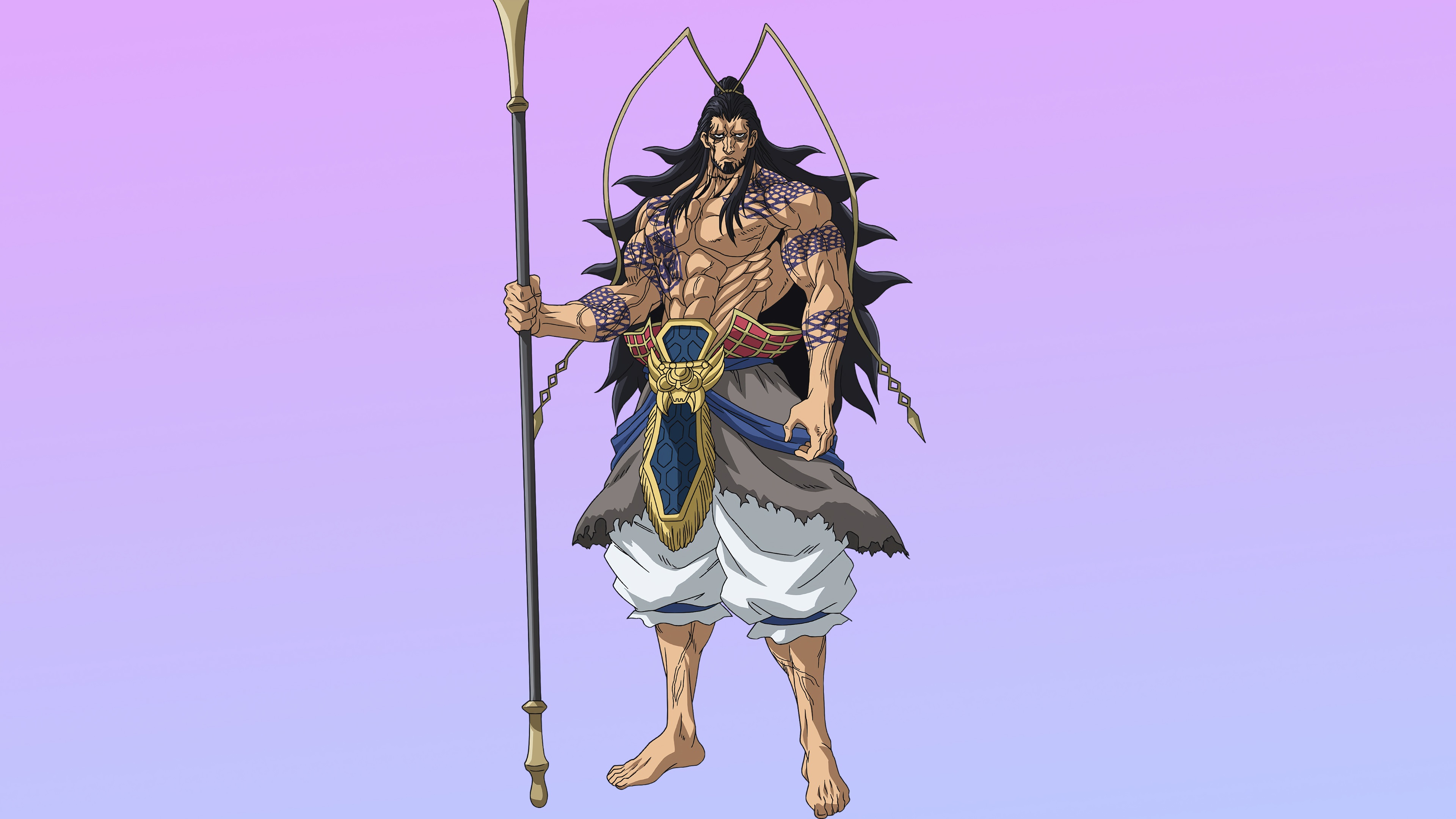 Lu Bu (Record of Ragnarok) 4k Ultra HD Wallpaper Background Image