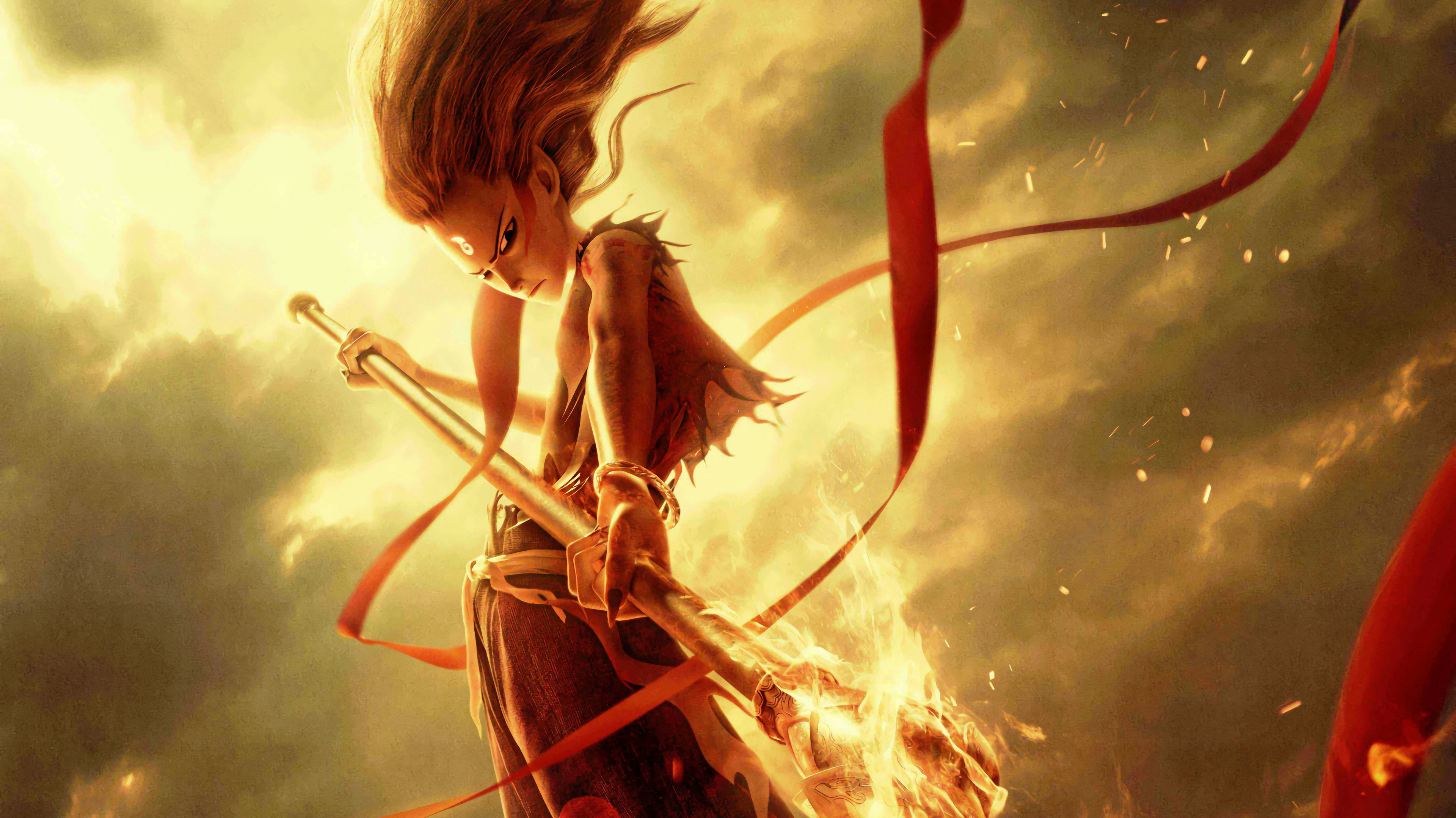 Download Movie Nezha 4k Ultra HD Wallpaper