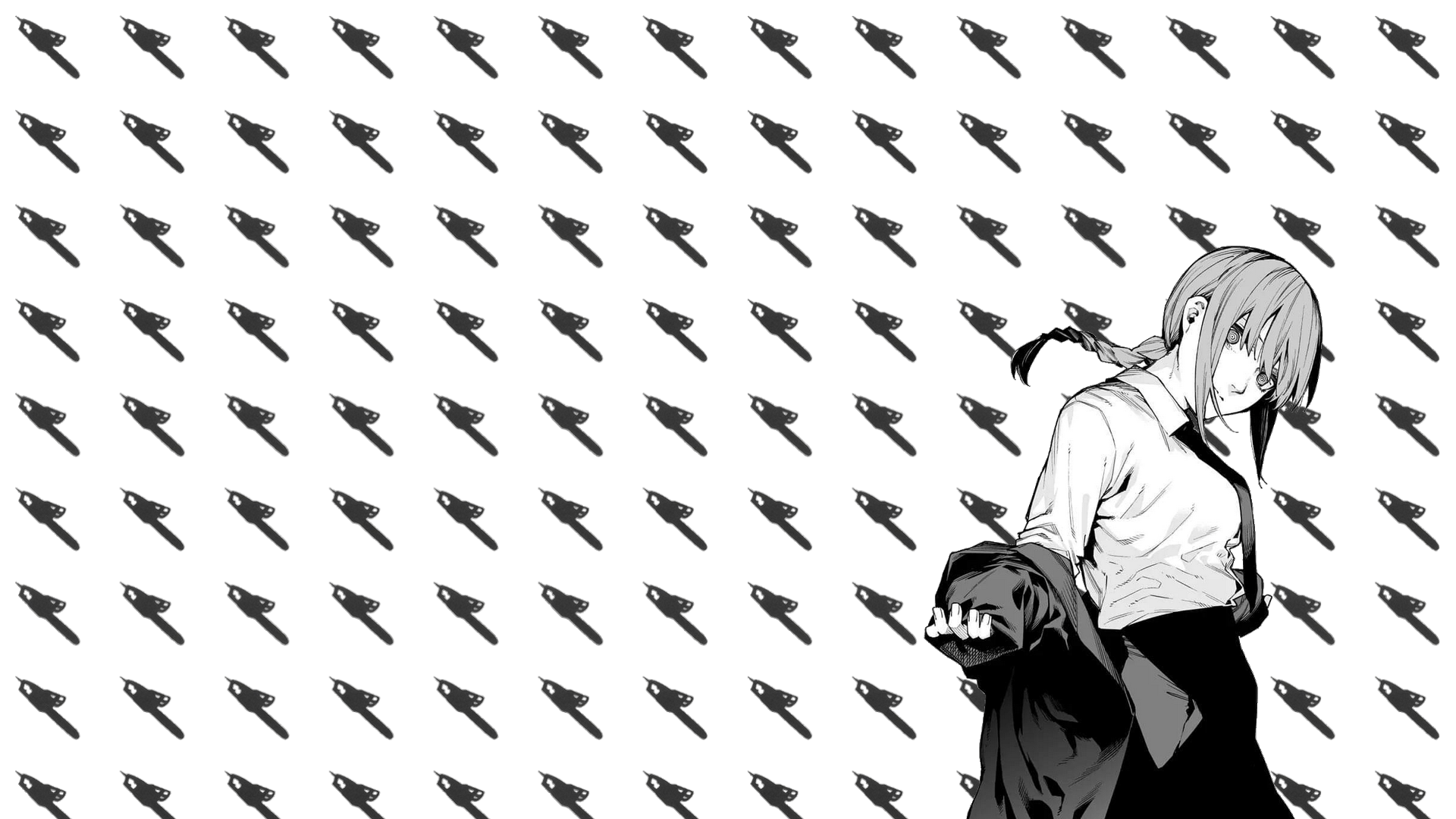 Download Minimalist Makima (Chainsaw Man) Anime Chainsaw Man Minimalist