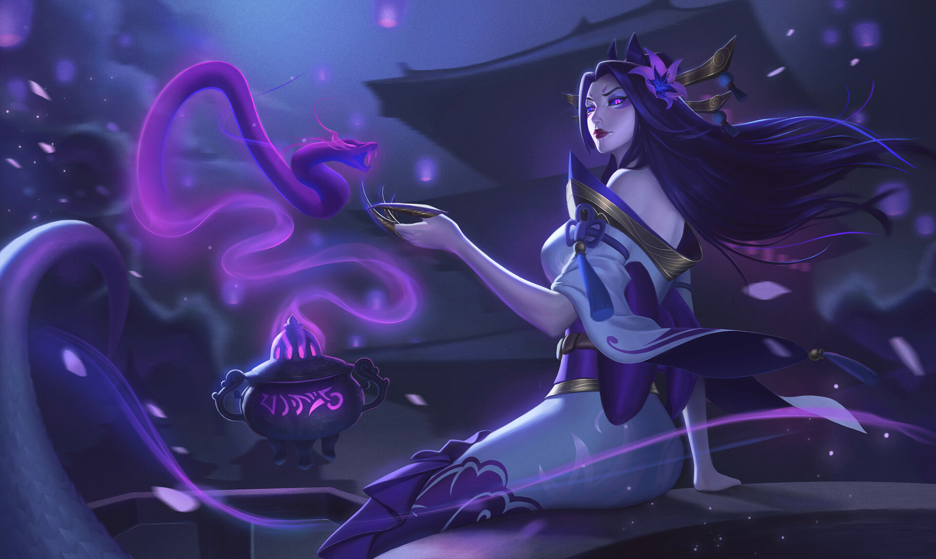 Cassiopeia League Of Legends New Splash Art