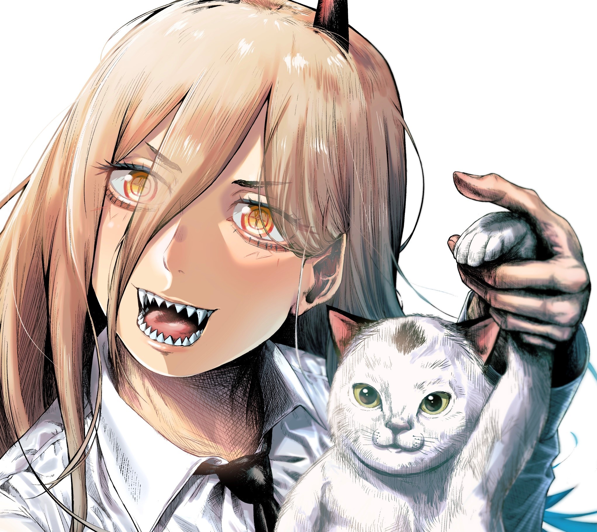 Download Power (Chainsaw Man) Anime Chainsaw Man HD Wallpaper by ワクワクくん