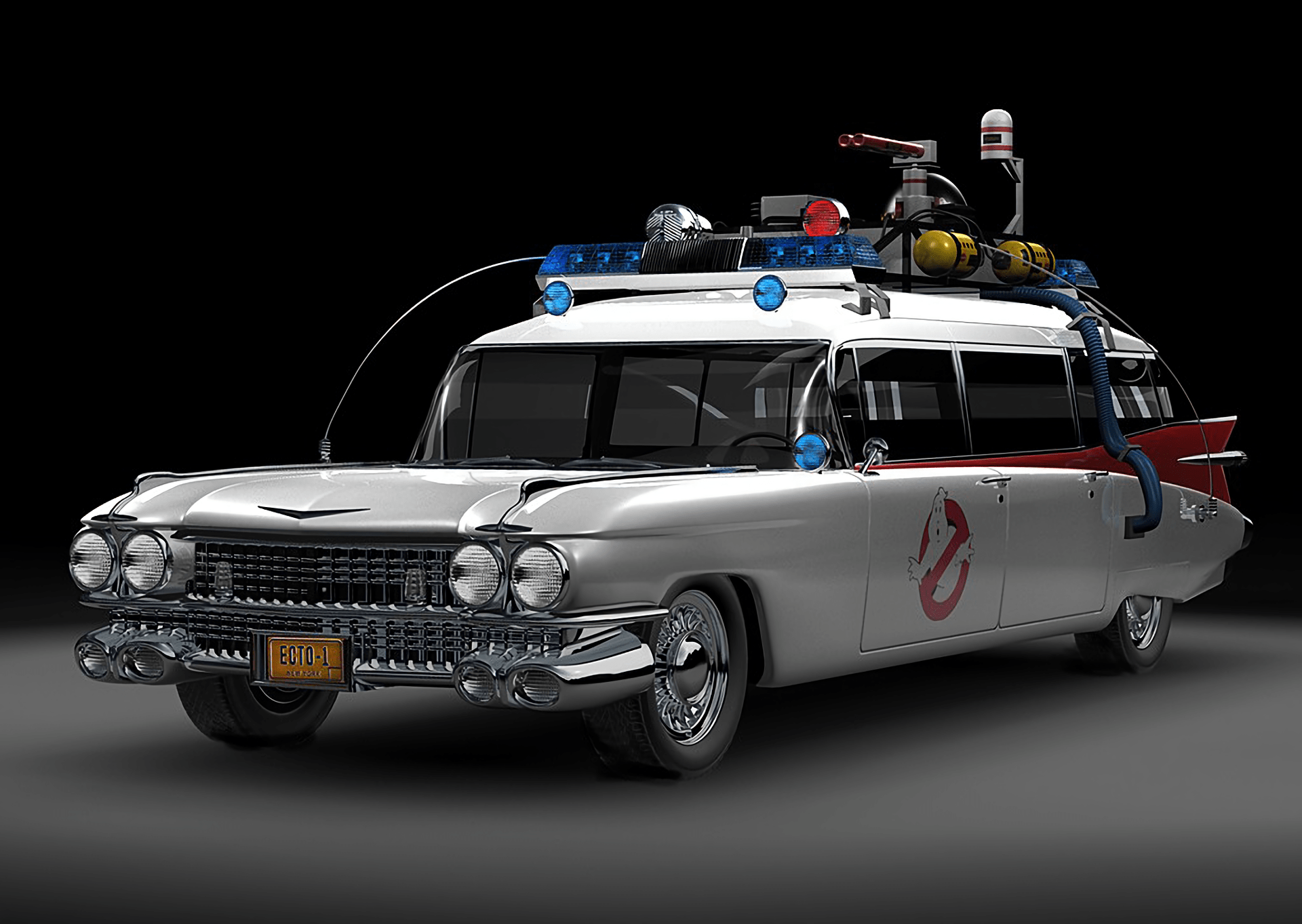 Ghostbusters HD Wallpaper The Iconic Ecto1 Car