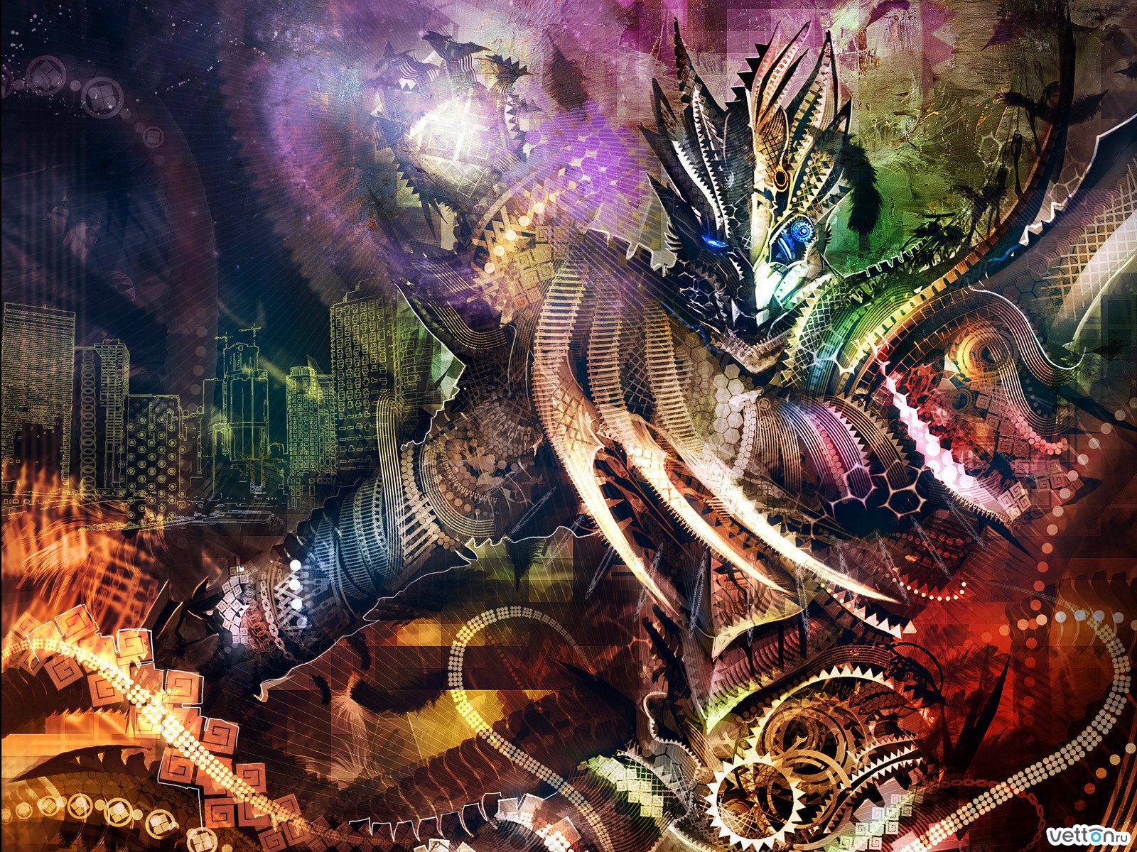colorful demon Wallpaper and Hintergrund 1600x1200 ID181489 Wallpaper Abyss