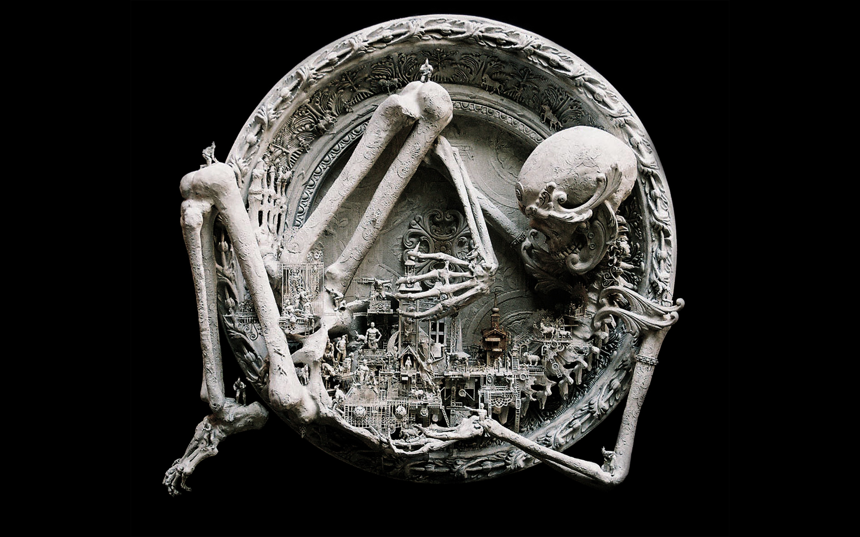 "Antics and Mechanical Frolics," by Kris Kuksi by Kris Kuksi