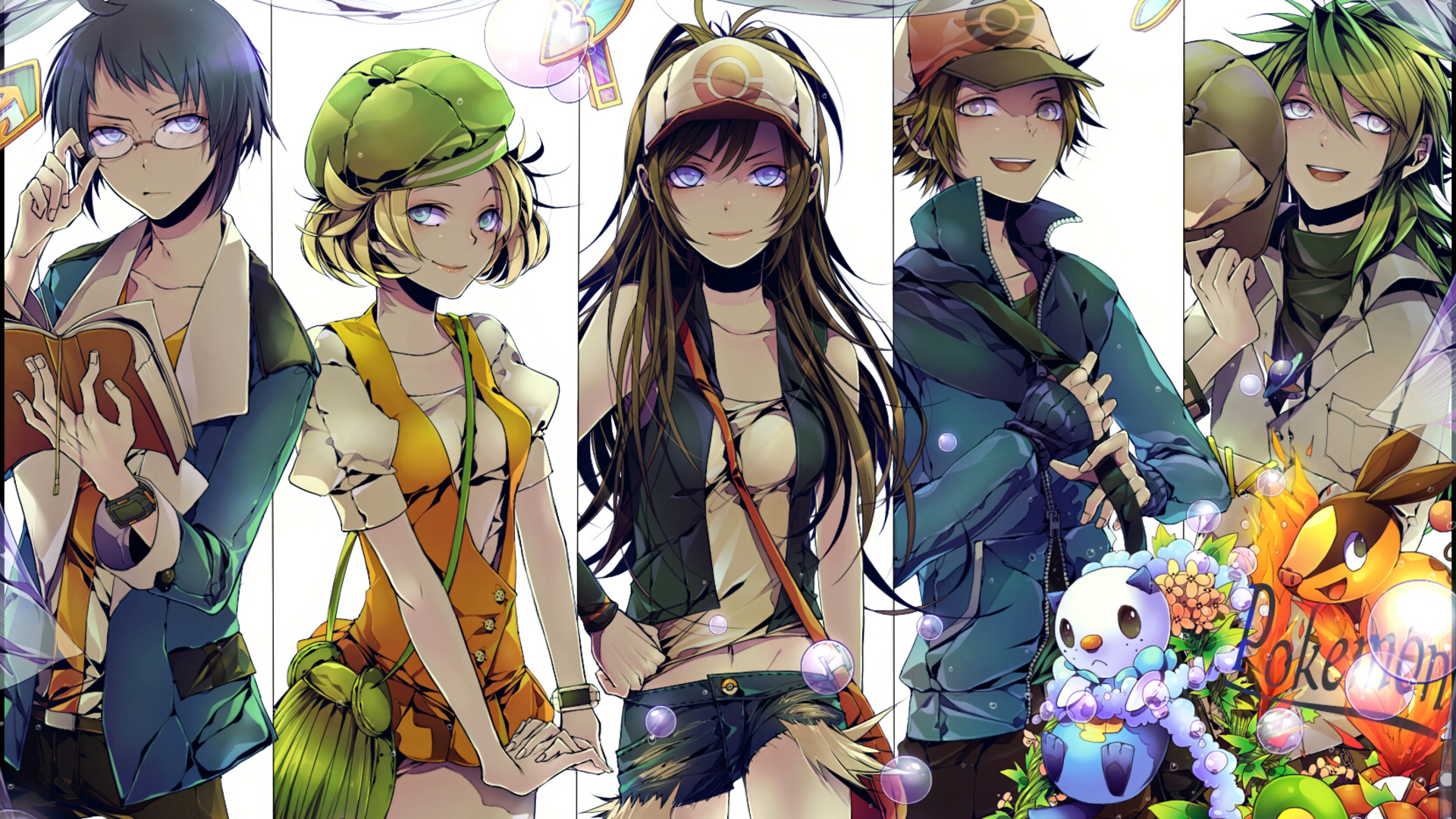 Pokemon Black and White HD Wallpaper Hintergrund 1920x1080 ID