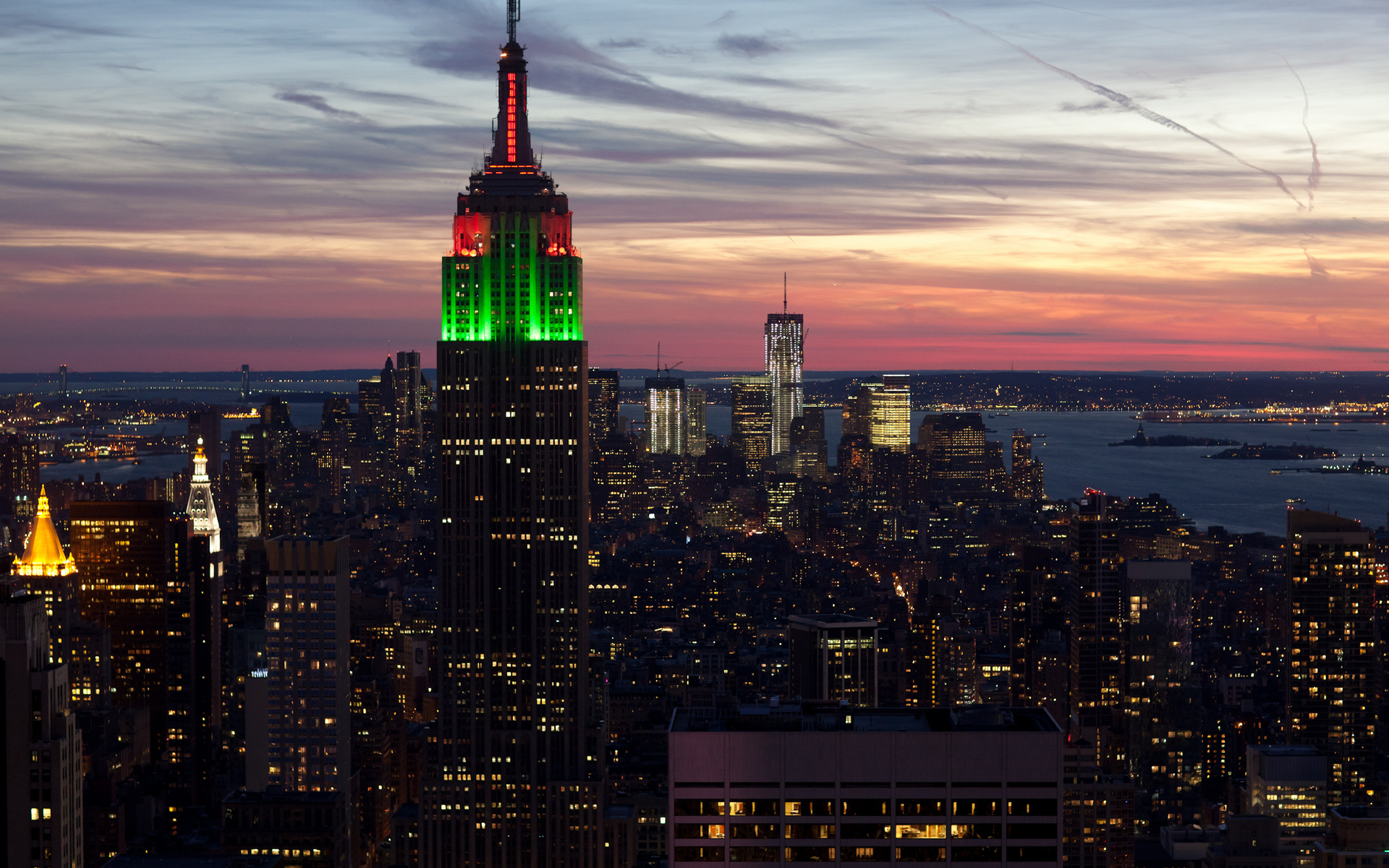 Empire State Building Fond d'écran HD ArrièrePlan