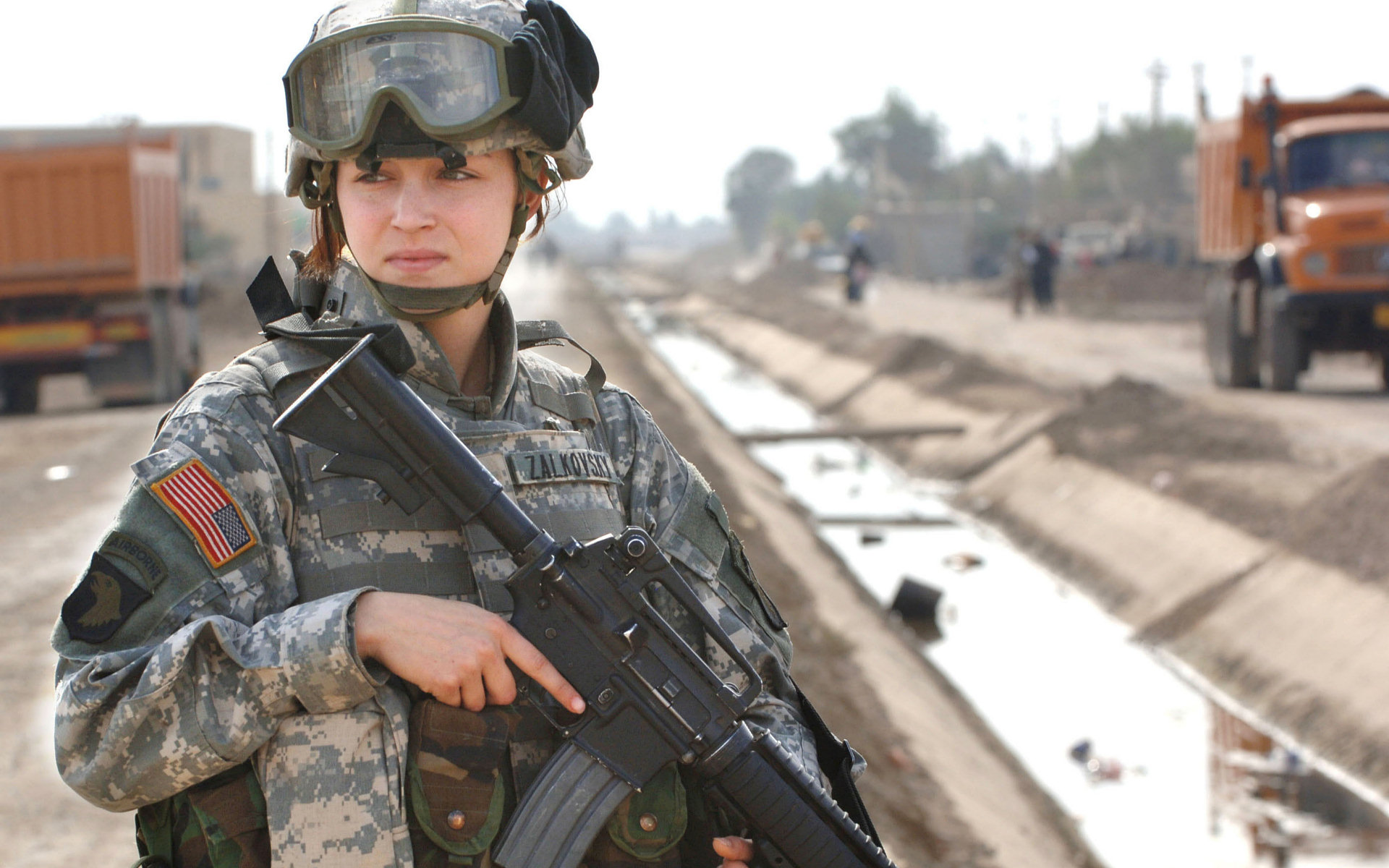 Girls In The Army Full HD Wallpaper and Background Image 1920x1200