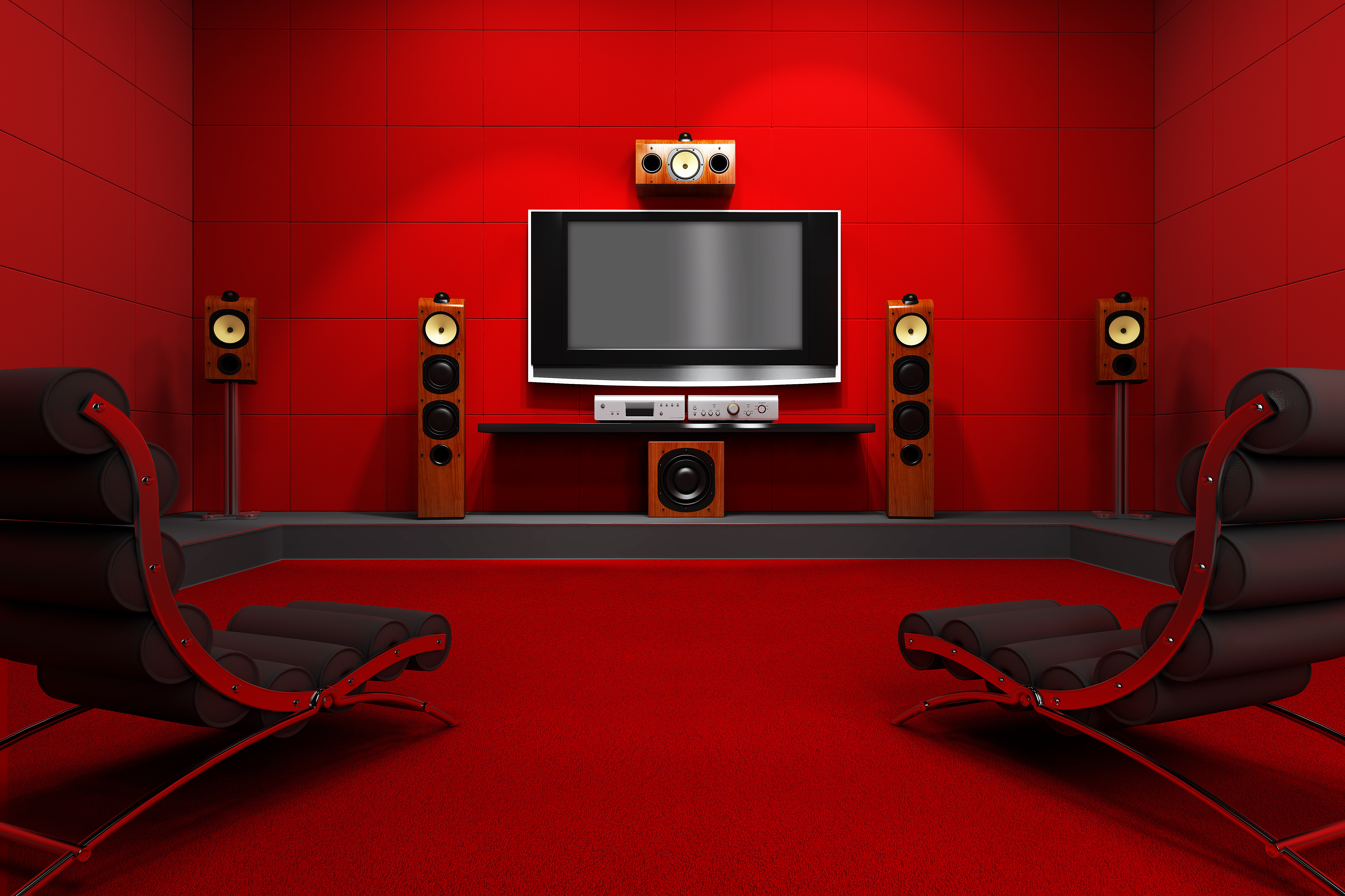 Red Room 4k Ultra HD Wallpaper Background Image 6000x4000