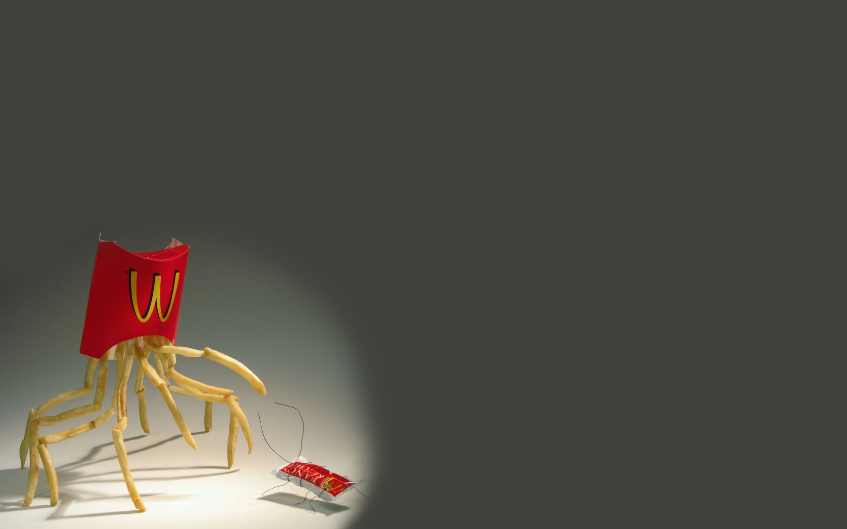 Download McDonald's Funny Food Wallpaper