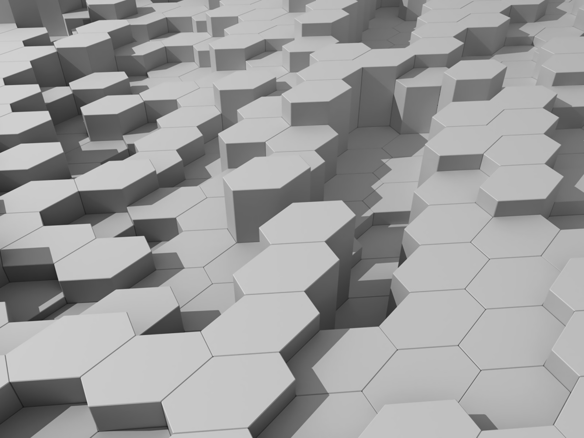 Download 3D Pattern Shapes Abstract Hexagon HD Wallpaper