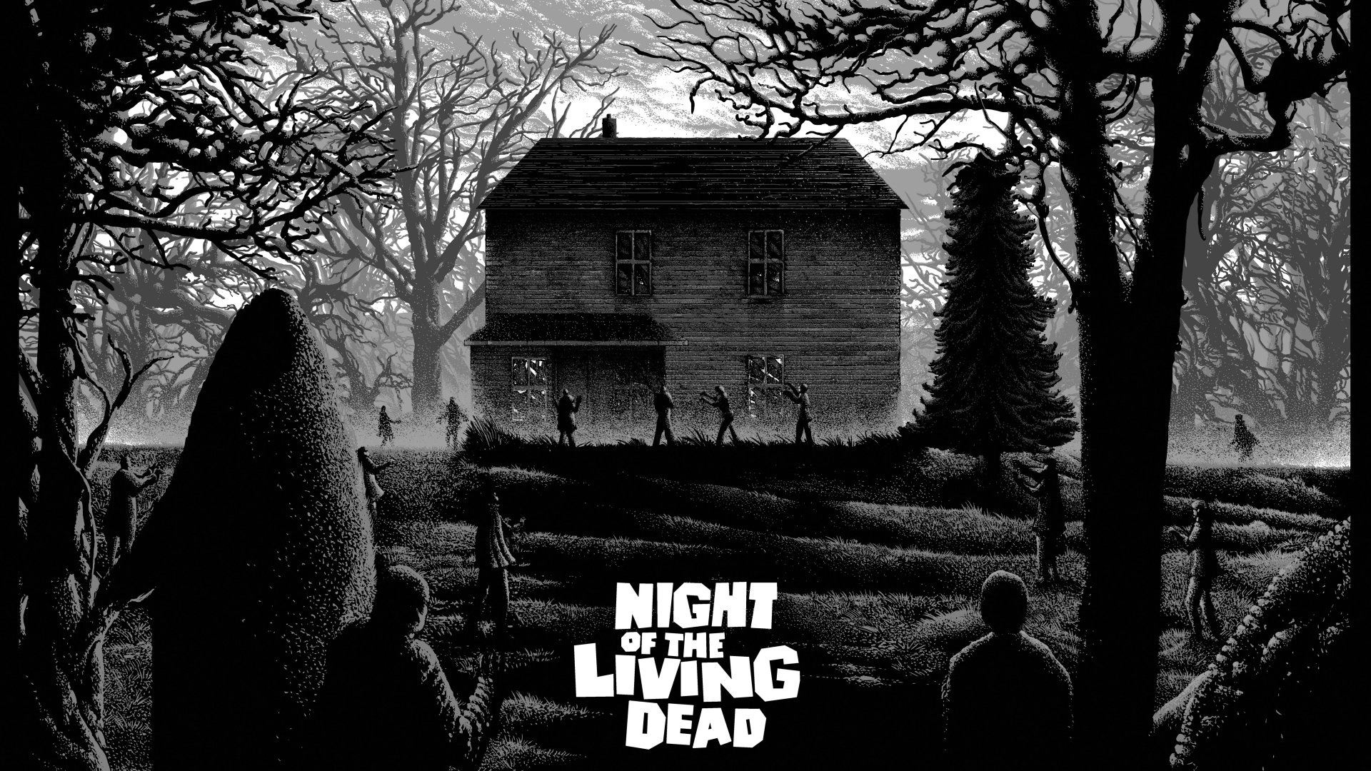 Night Of The Living Dead 5k Retina Ultra HD Wallpaper Background