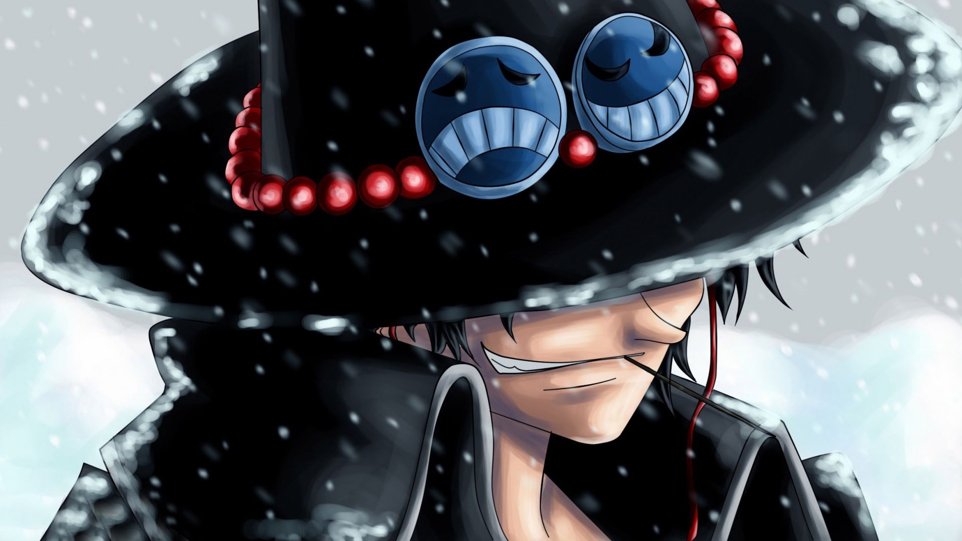 Portgas D. Ace in Snow One Piece HD Wallpaper