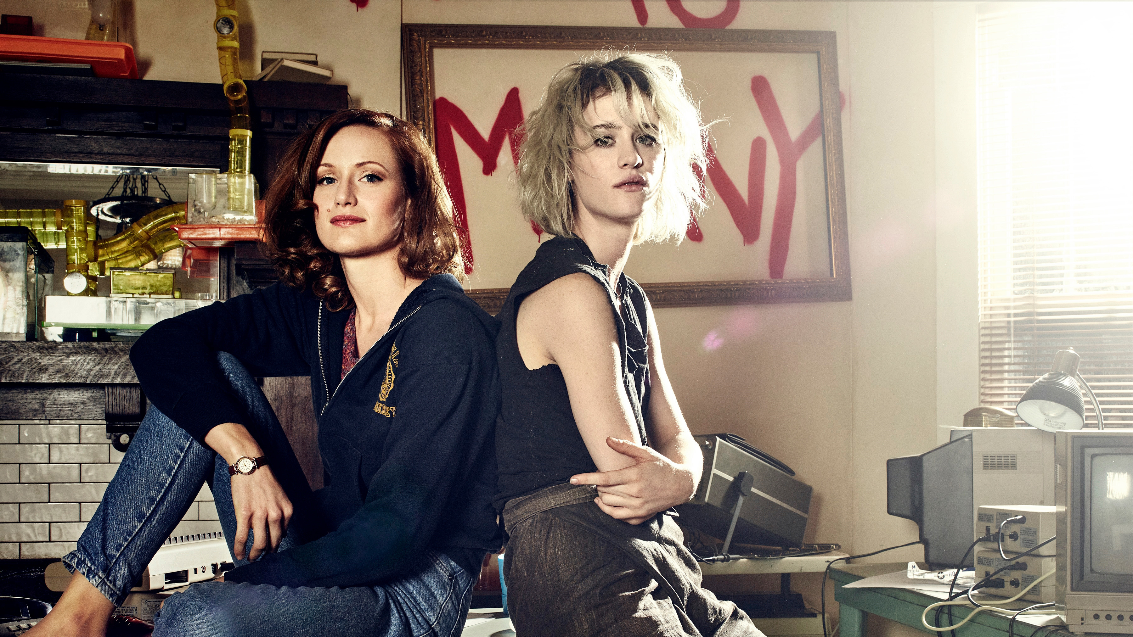 Download Kerry Bishé Mackenzie Davis TV Show Halt And Catch Fire HD