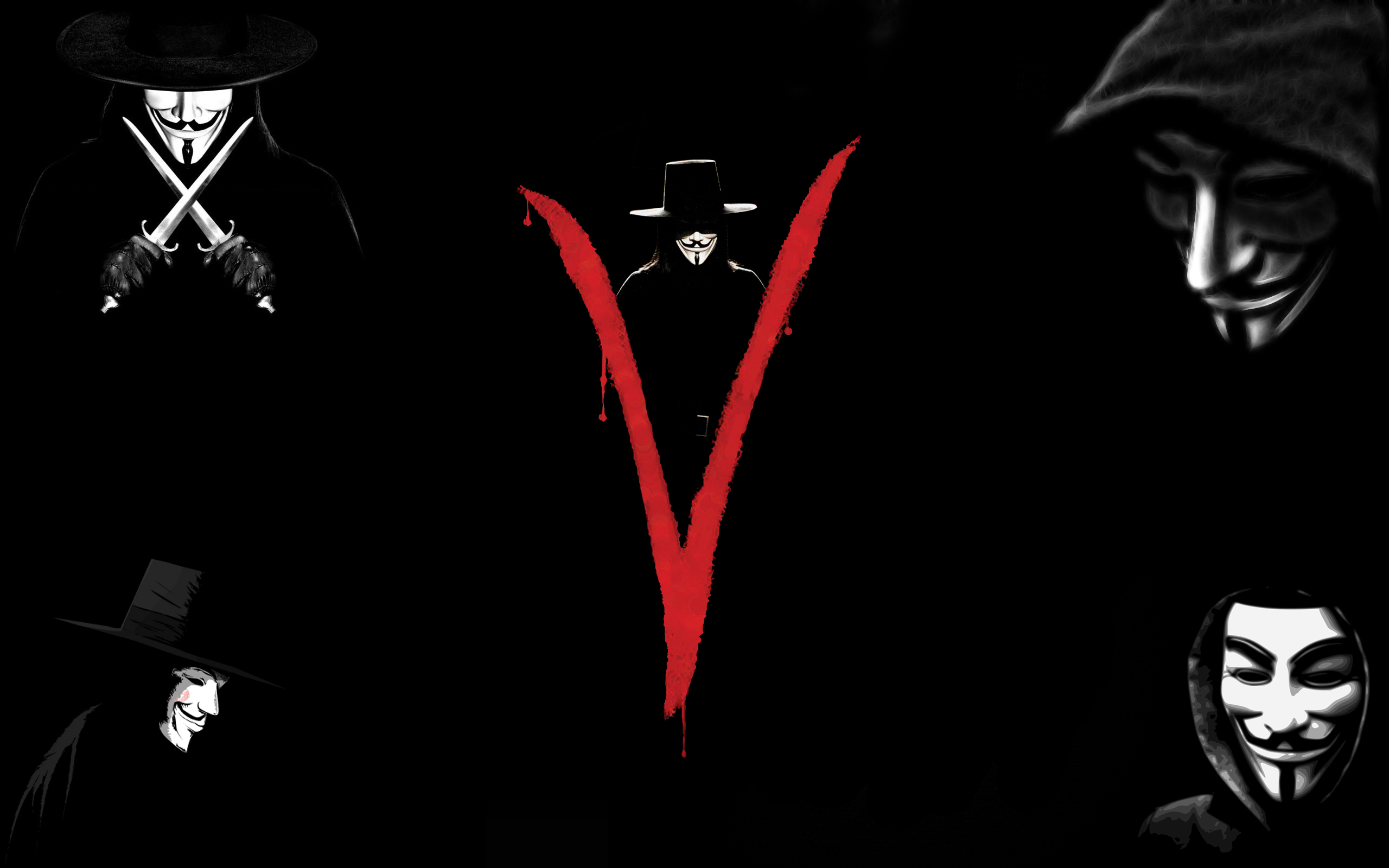 V For Vendetta Full HD Wallpaper and Background Image 2560x1600 ID