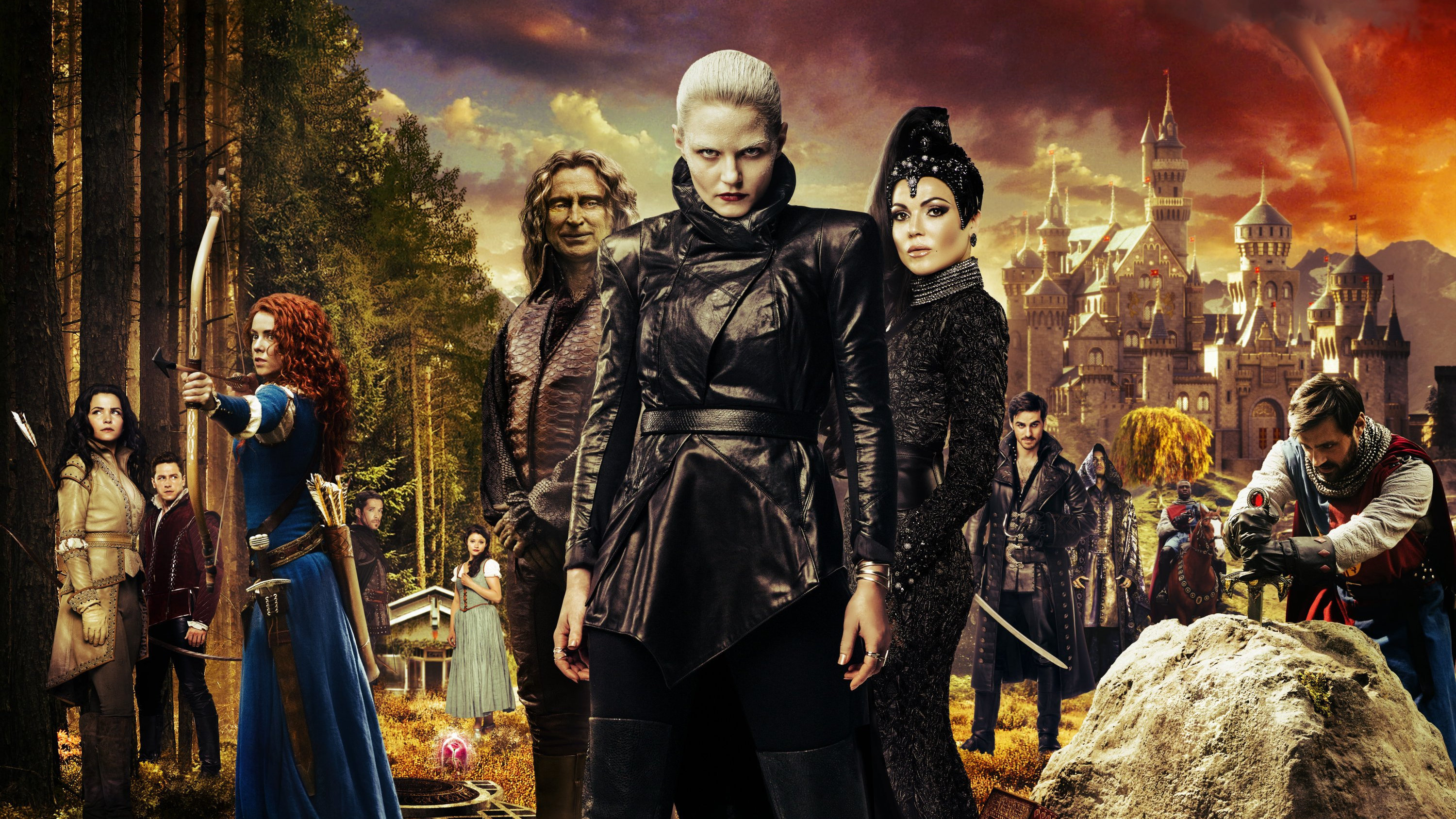 Once Upon A Time HD Wallpaper Heroes and Villains Unite