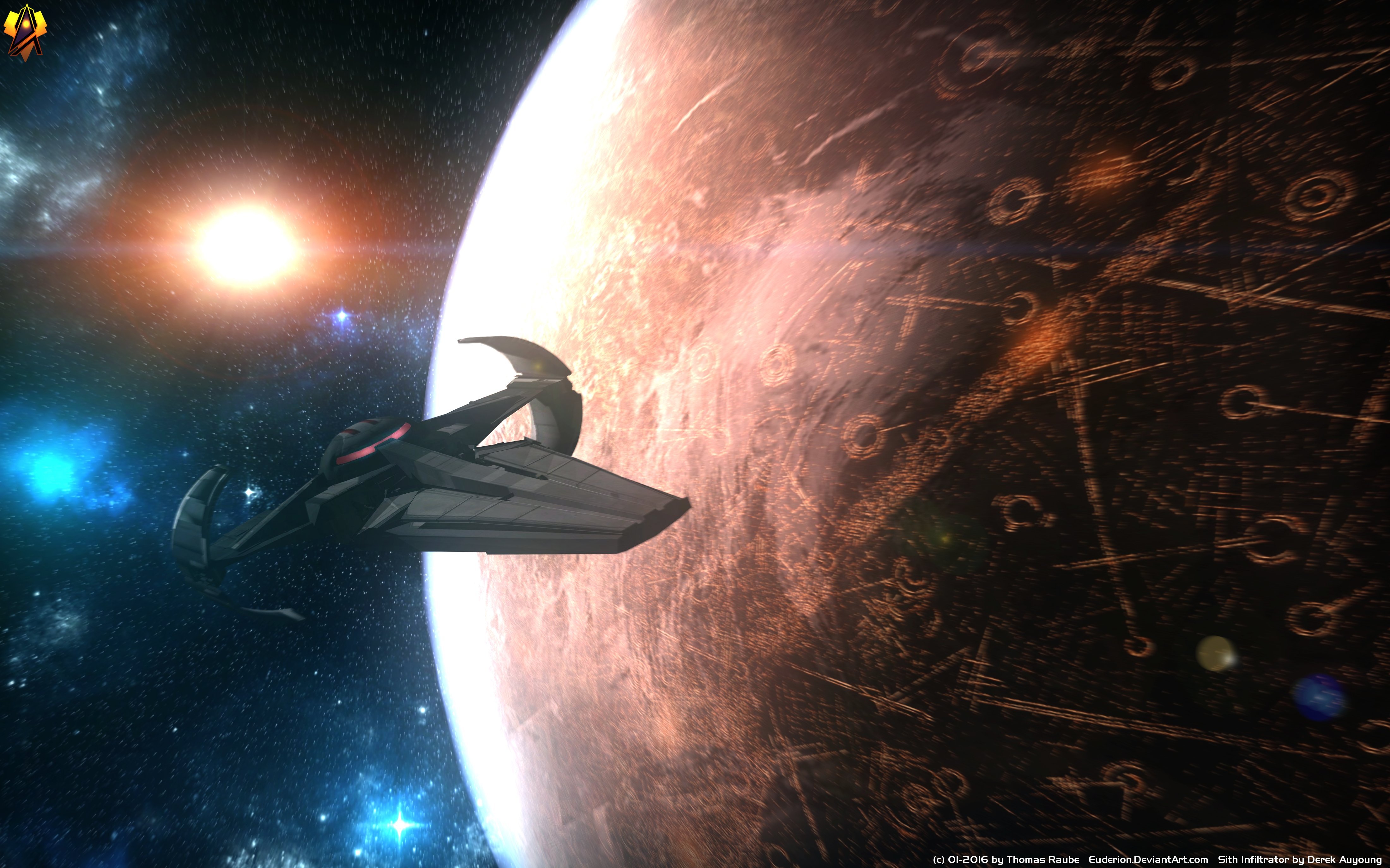 Scimitar Sith Infiltrator 4k Ultra HD Wallpaper Background Image