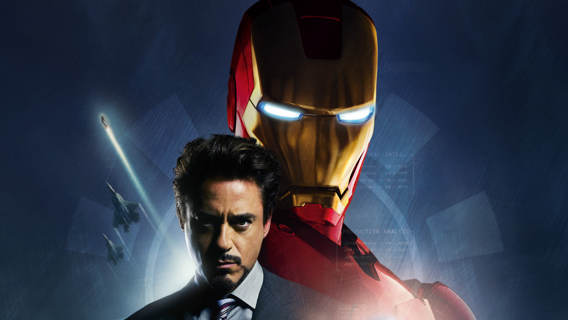 HD Wallpaper of Tony Stark and Iron Man