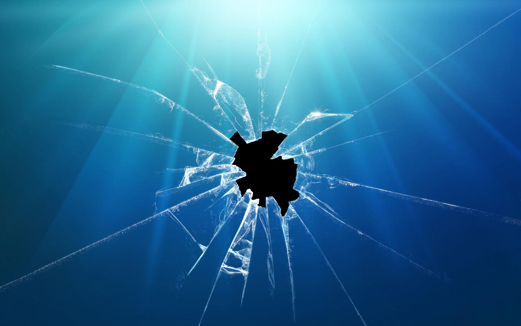 Cracked Screen Wallpaper and Background Image 1680x1050