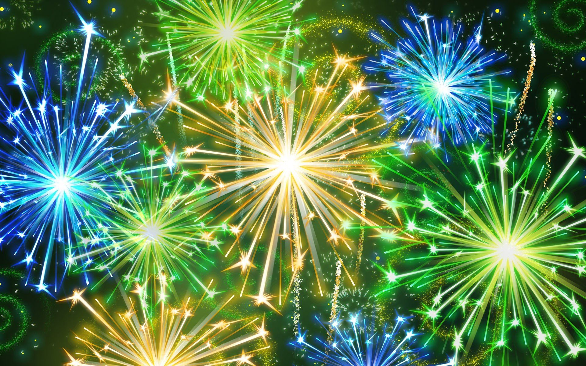 Download Fireworks Holiday 4th Of July HD Wallpaper