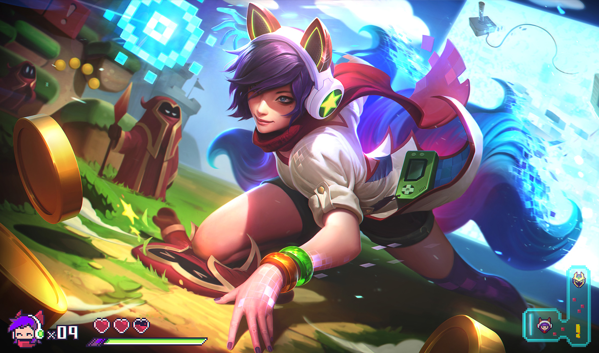 Ahri (League Of Legends) Fondo de pantalla HD Fondo de