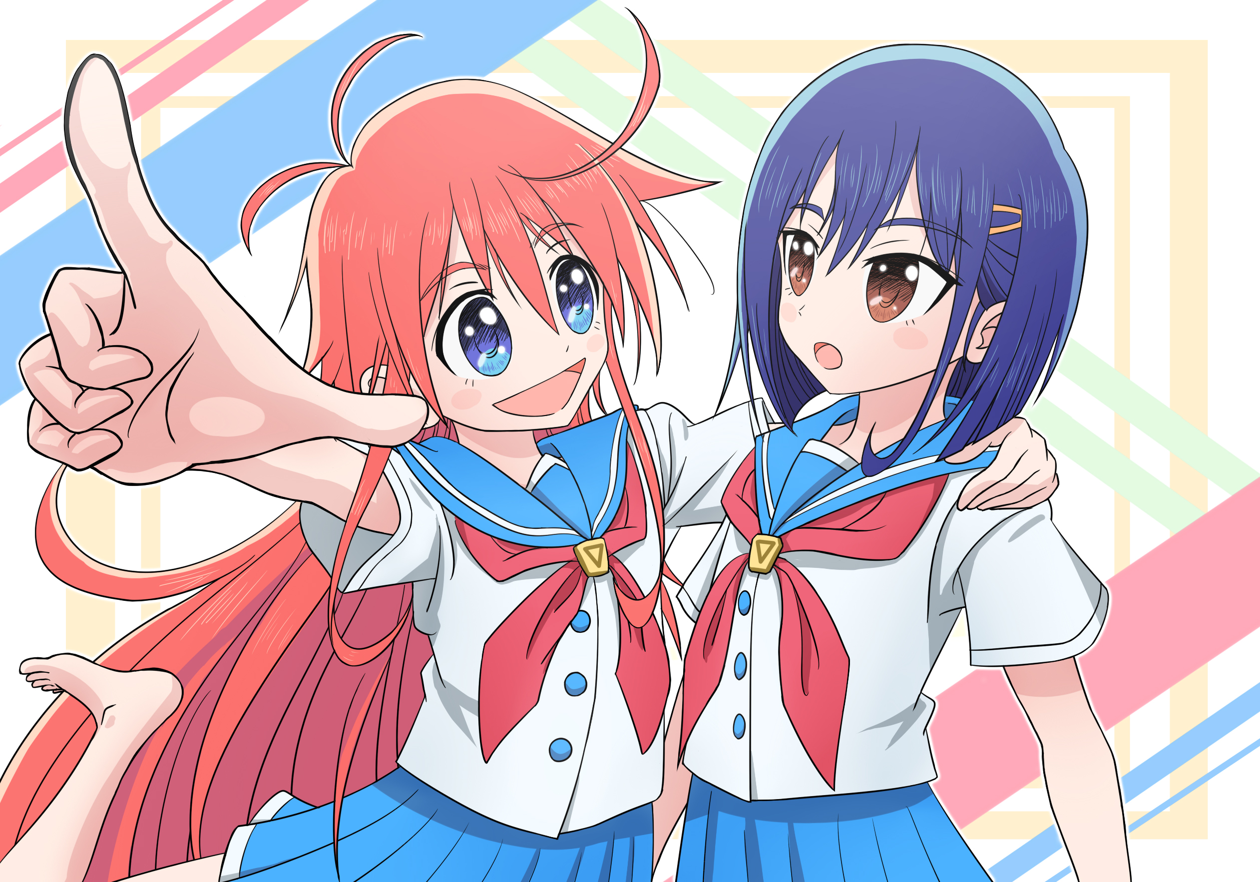 Download Kokona (Flip Flappers) Papika (Flip Flappers) Anime Flip