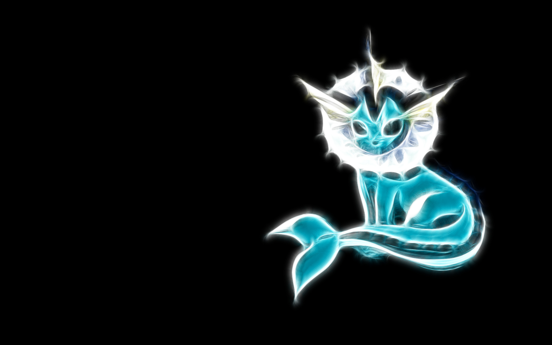 Vaporeon Glow HD Pokémon Wallpaper