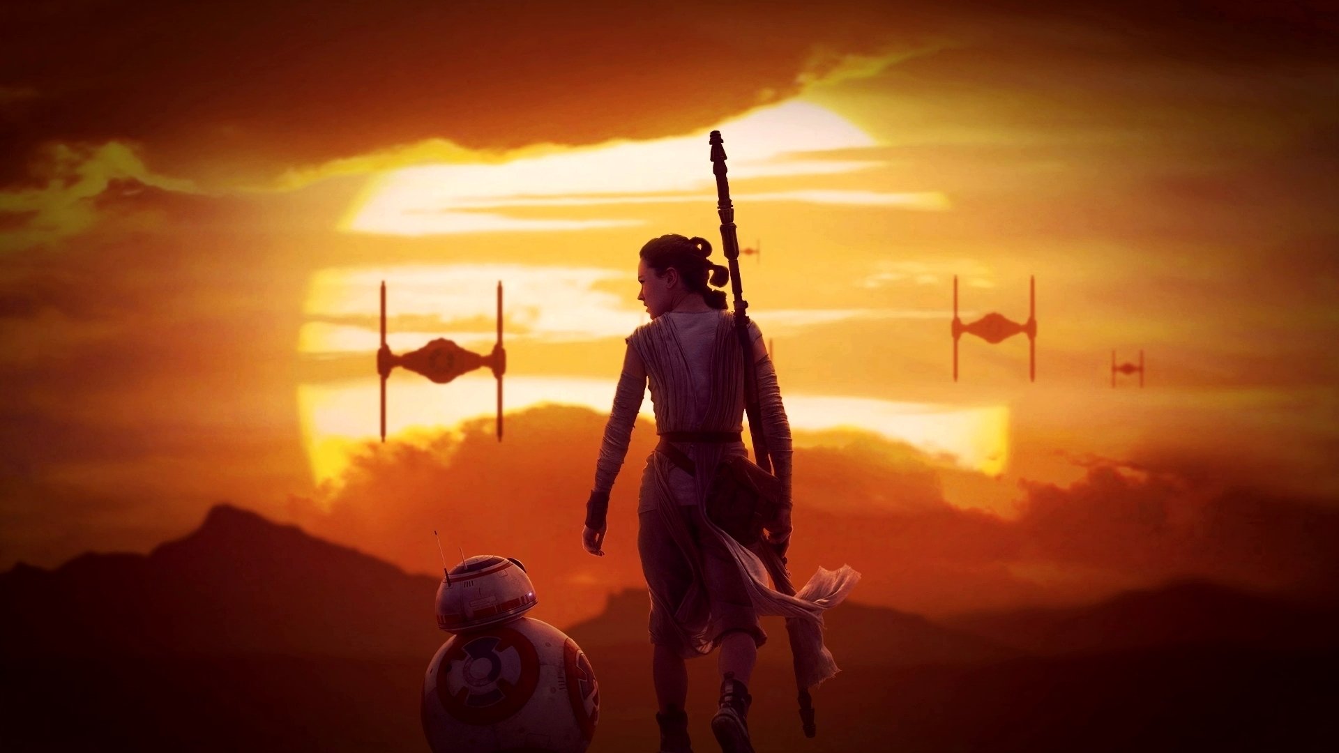 Star Wars Episodio VII El Despertar De La Fuerza Fondo de pantalla HD Fondo de Escritorio