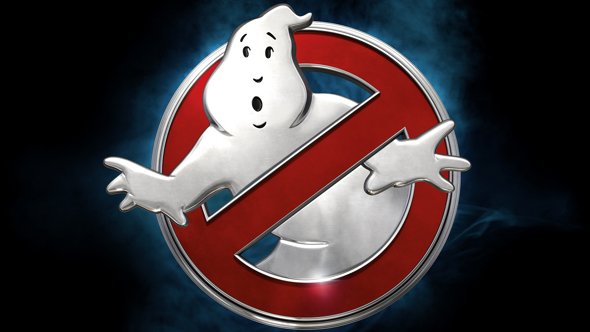 Download Logo Movie Ghostbusters (2016) HD Wallpaper