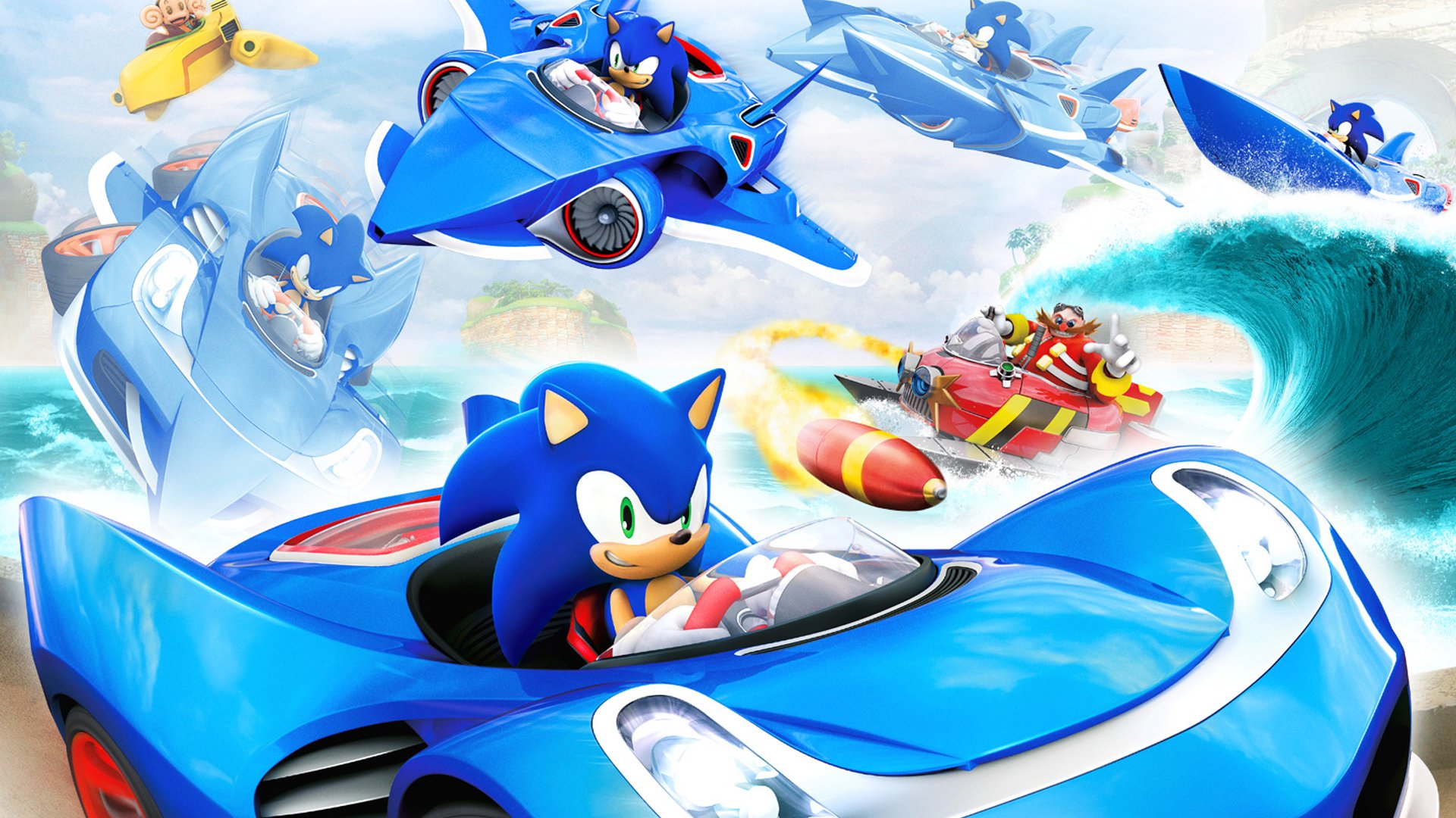 Sonic & AllStars Racing Transformed HD Wallpaper Background Image