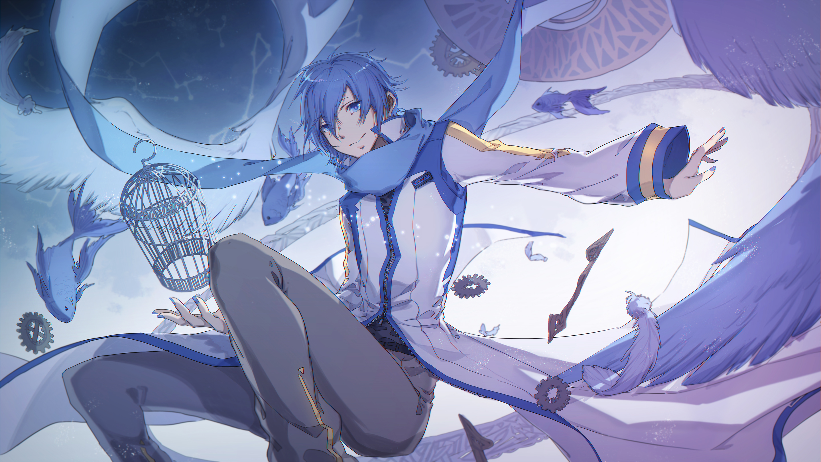Download Kaito (Vocaloid) Anime Vocaloid HD Wallpaper