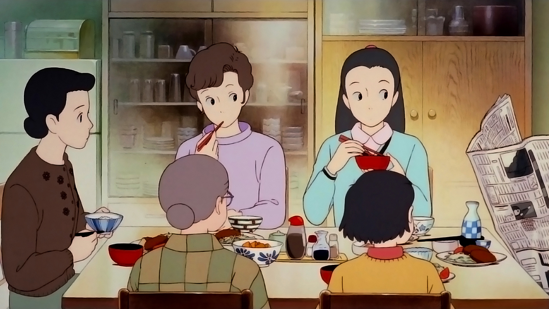 Only Yesterday | Taeko and Toshio Laughing