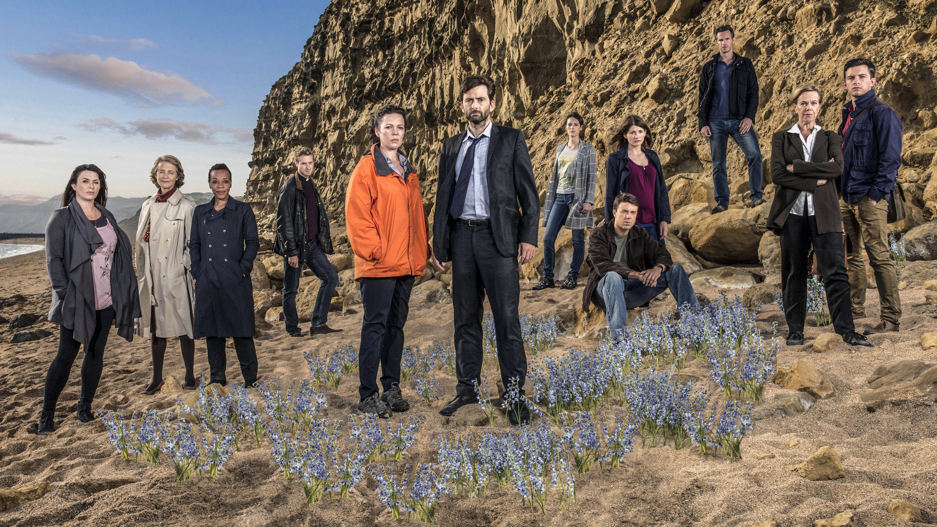 Download Cast TV Show Broadchurch HD Wallpaper