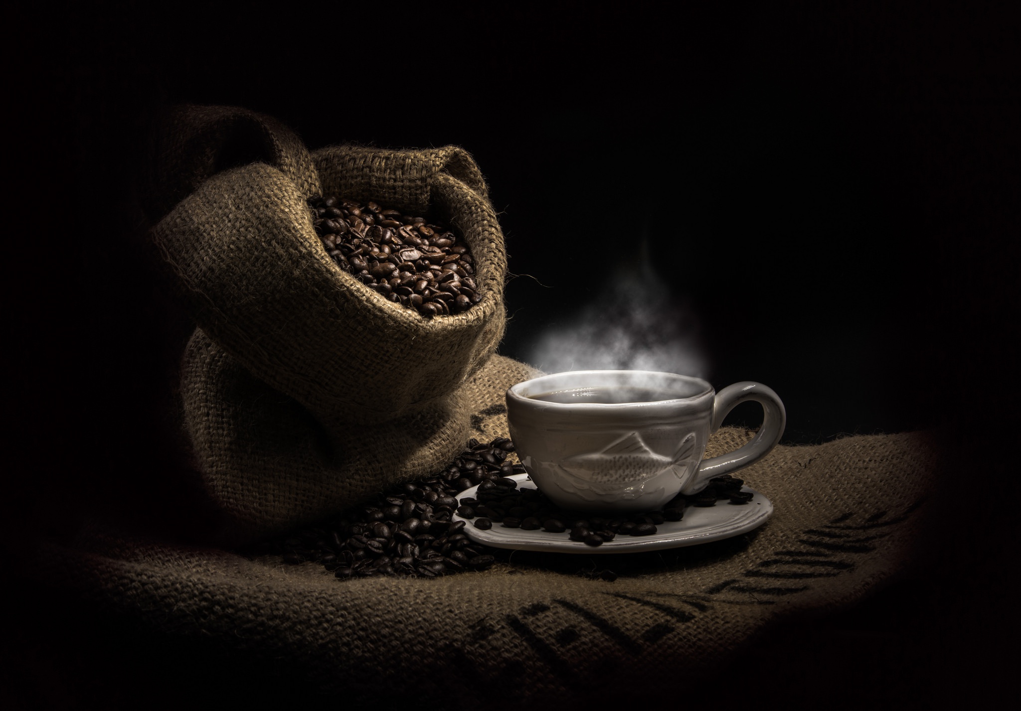 Download Coffee Beans Cup Food Coffee HD Wallpaper