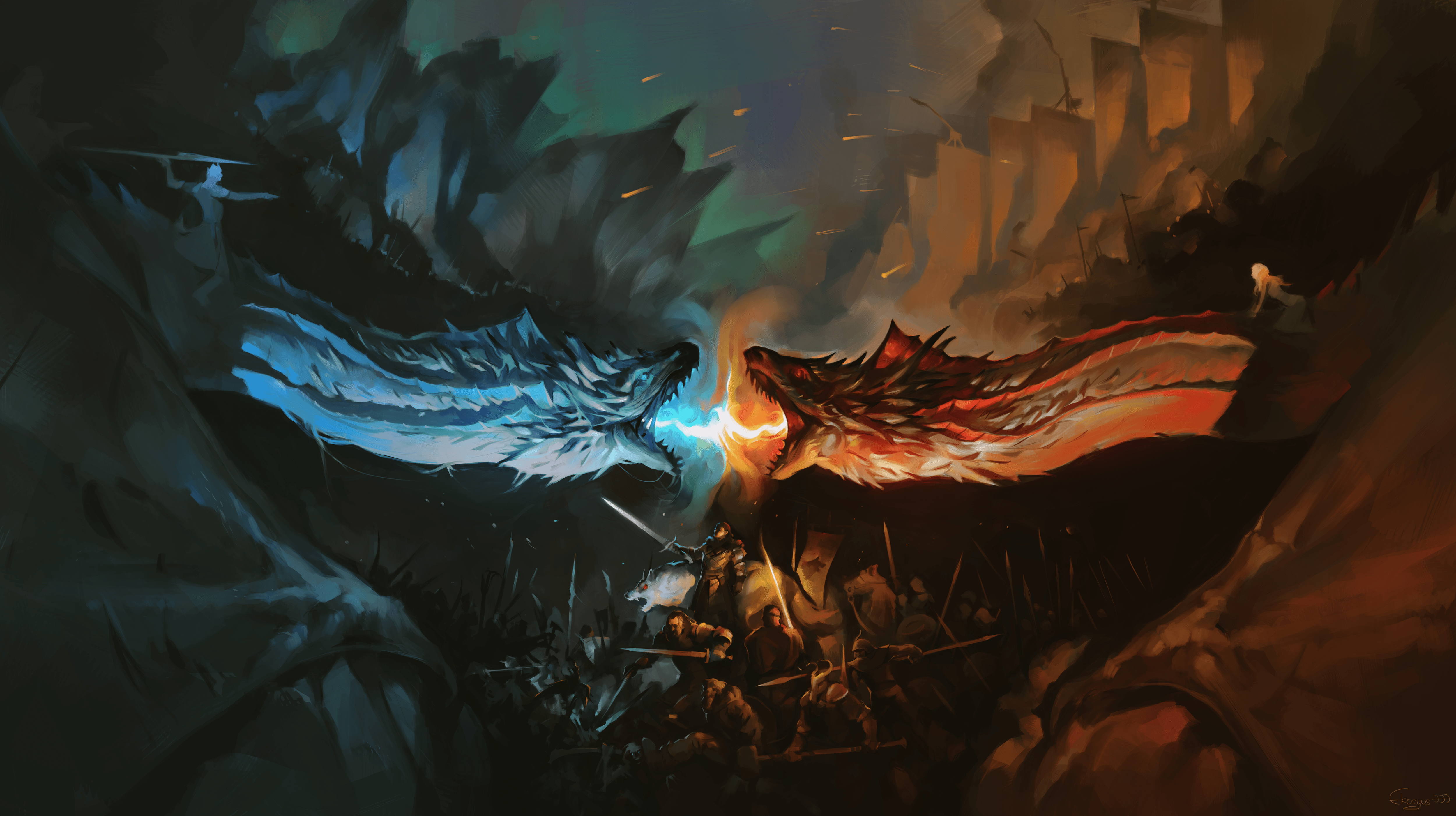 Juego de tronos 4k Ultra Fondo de pantalla HD Fondo de Escritorio 5000x2802 ID877470