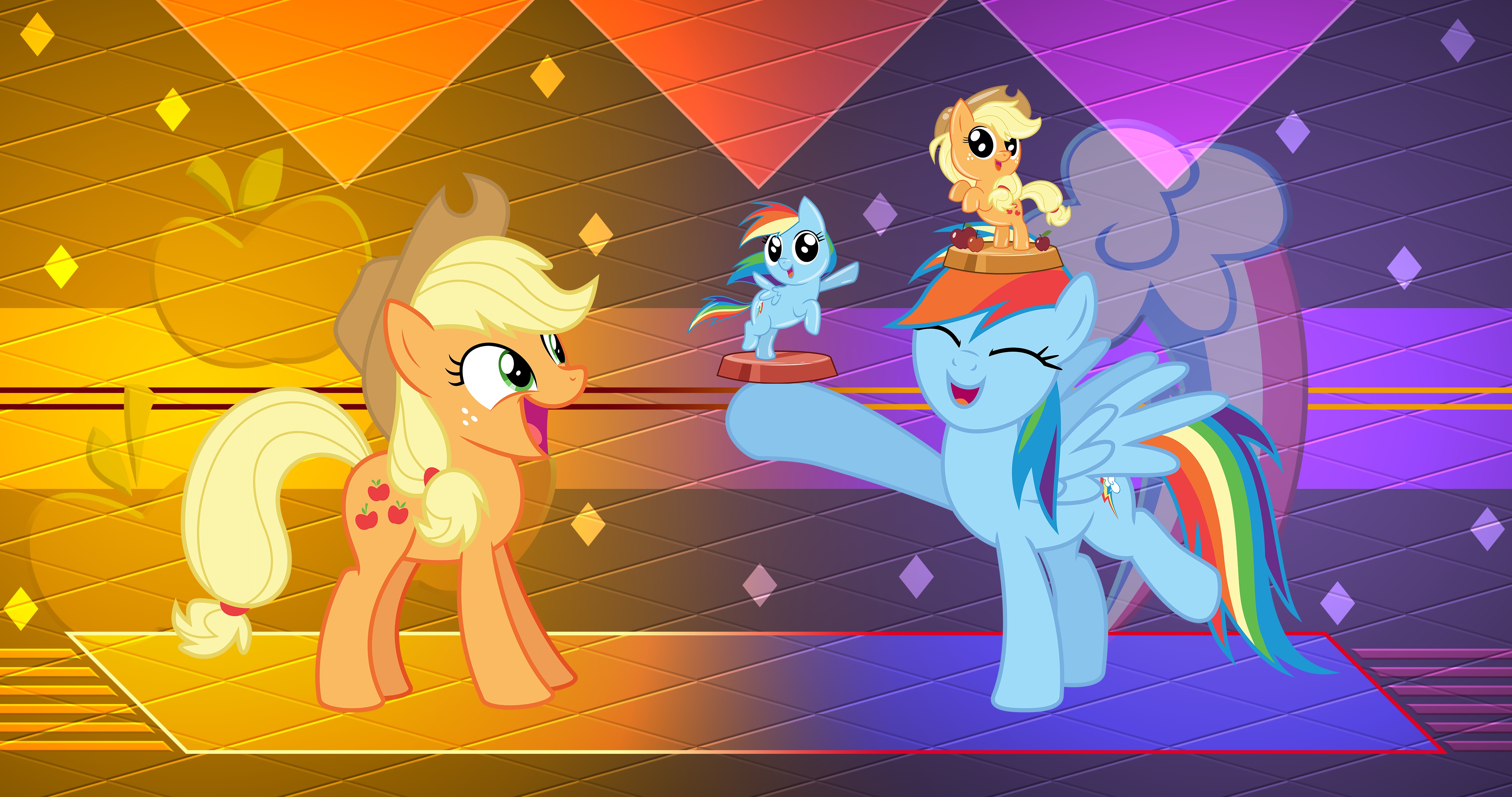 Download Rainbow Dash Applejack (My Little Pony) TV Show My Little Pony