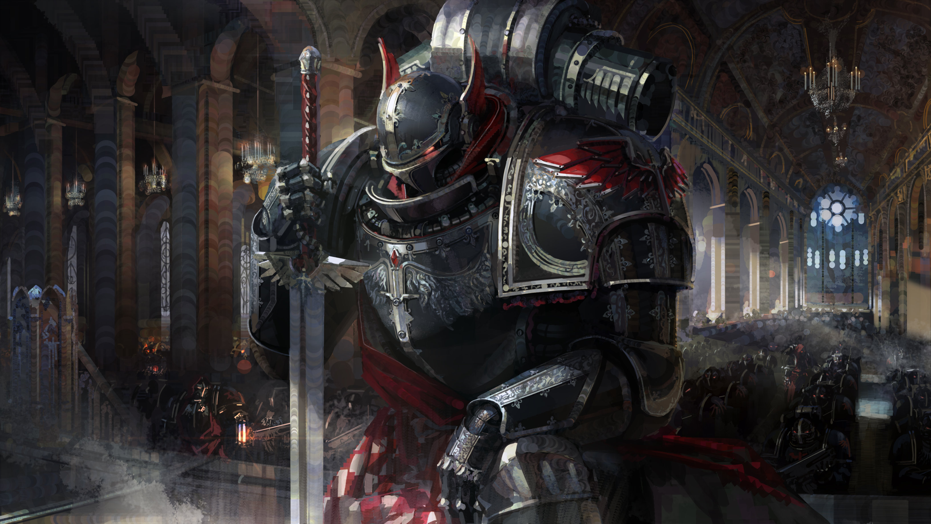 Warhammer 40,000 HD Wallpaper Background Image 3265x1837 ID