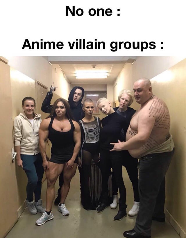Anime villain groups Meme by WarriorTrash ) Memedroid