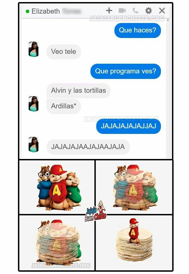 Alvin y las tortillas Meme subido por Fox.C ) Memedroid