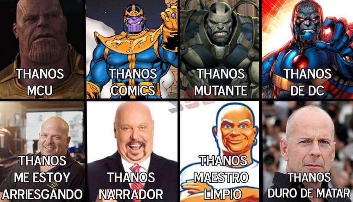 thanos Meme subido por Doraw3 ) Memedroid